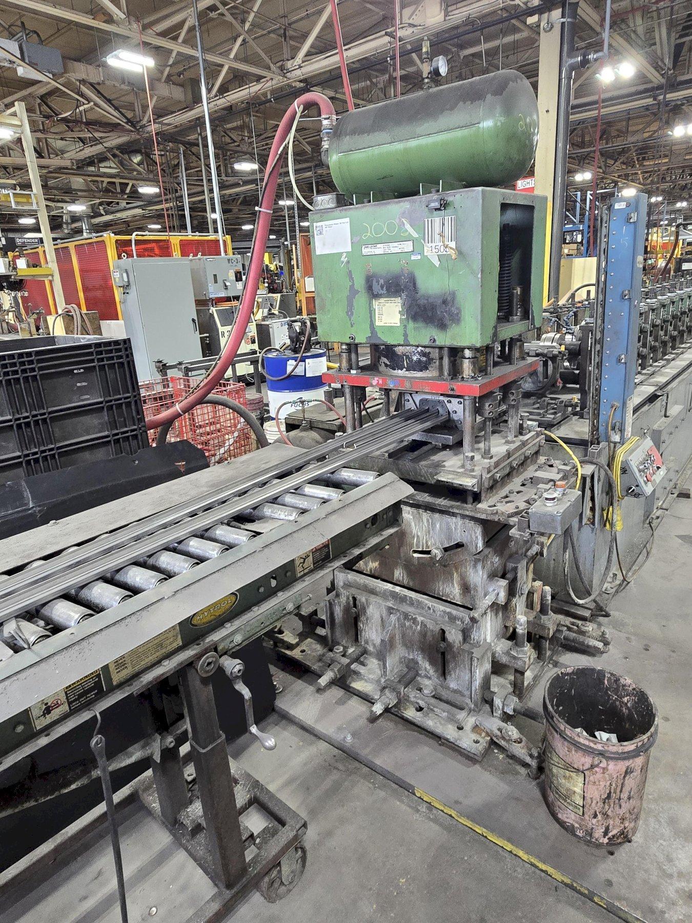 20 TON PNEUPOWR AIRAM MODEL #4P20 PNEUMATIC PRESS 3” STROKE USED 2