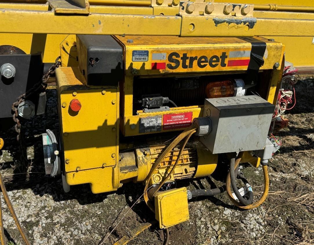 5 TON UESCO ZX34-3SNM4KLH1 UNDERHUNG OVERHEAD CRANE USED 1