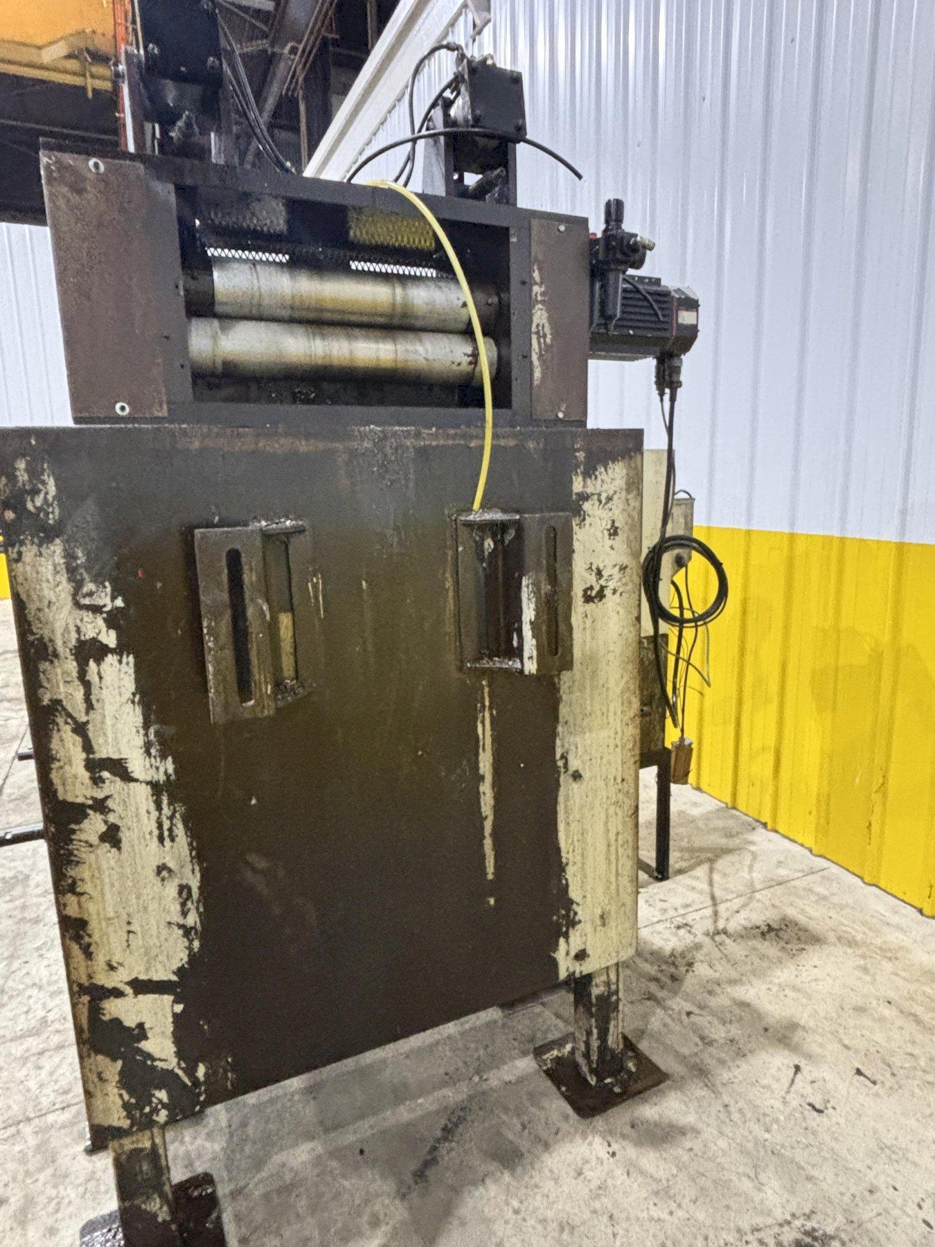 18" X .187 CWP MODEL #SMX18H SERVO COIL FEEDER & SERVOMASTER 3 CONTROL USED 6