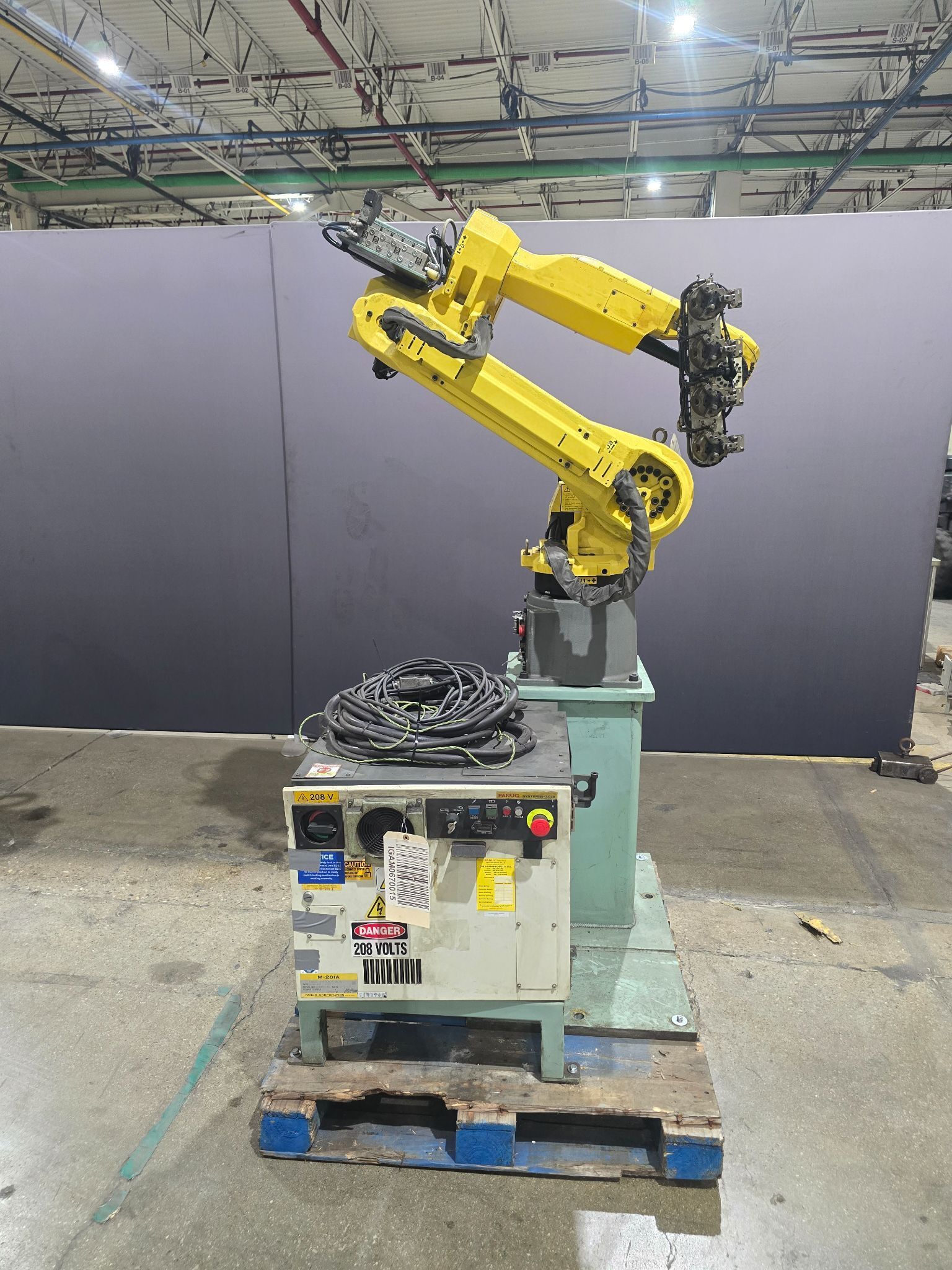 FANUC M-20IA ROBOT W R-30IB CONTROLLER USED 21