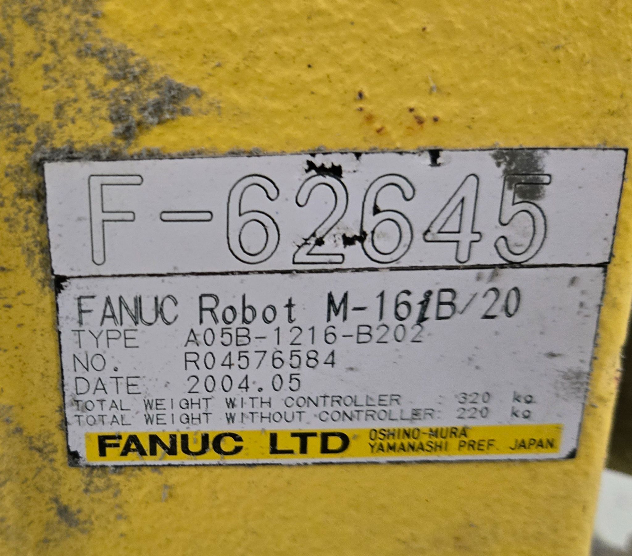 FANUC M‑16iB/20 Complete w/ R‑J3iB Controller USED 7
