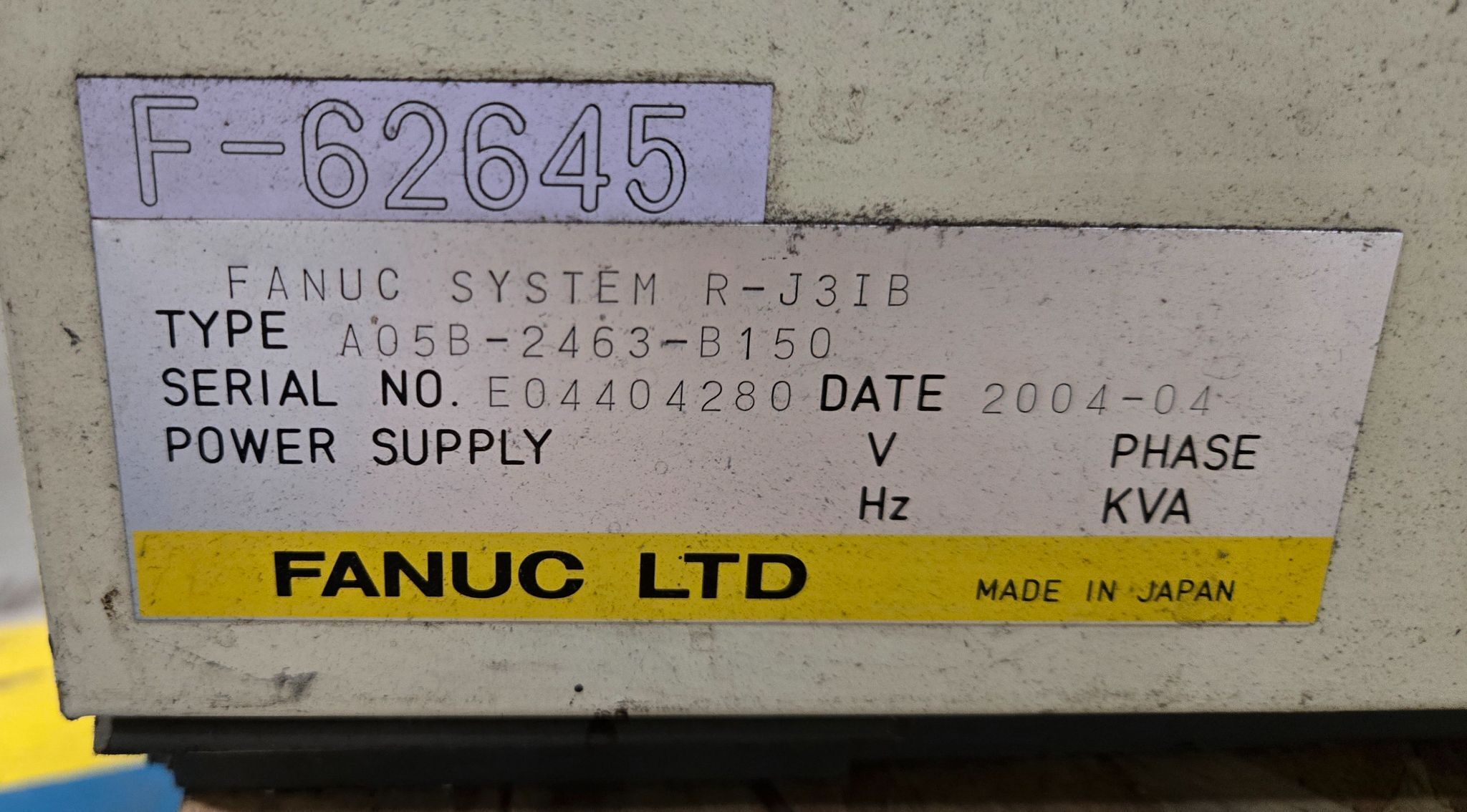 FANUC M‑16iB/20 Complete w/ R‑J3iB Controller USED 12