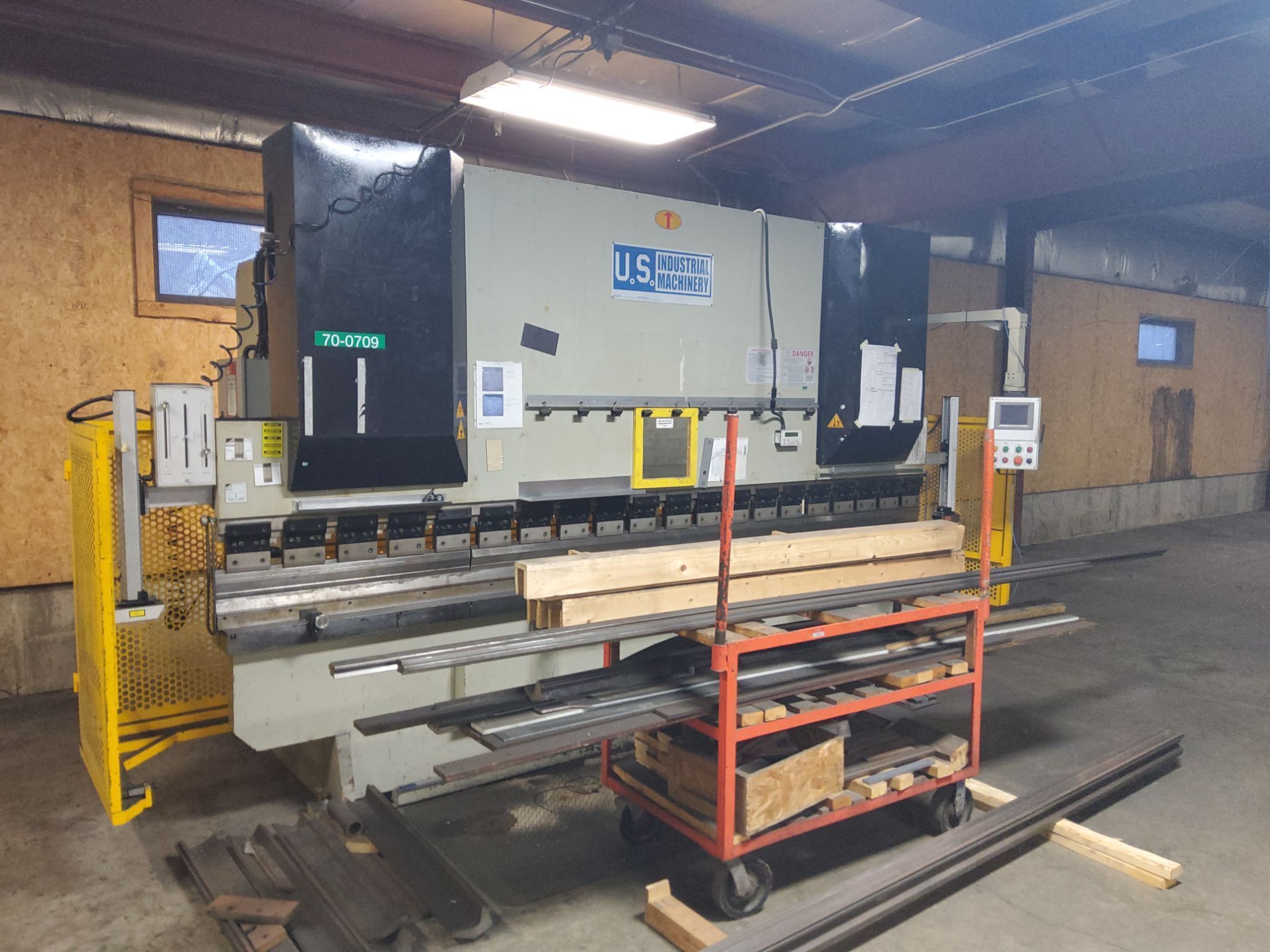 U.S. INDUSTRIAL MACHINERY 155 TON X 12' CNC BRAKE PRESS 0