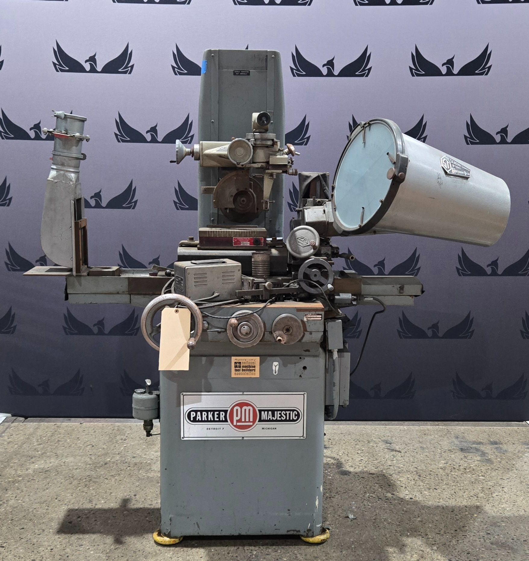 PARKER MAJESTIC 129-6 SURFACE GRINDER 230/460 MOTOR SPINDLE 1209-6 USED 0