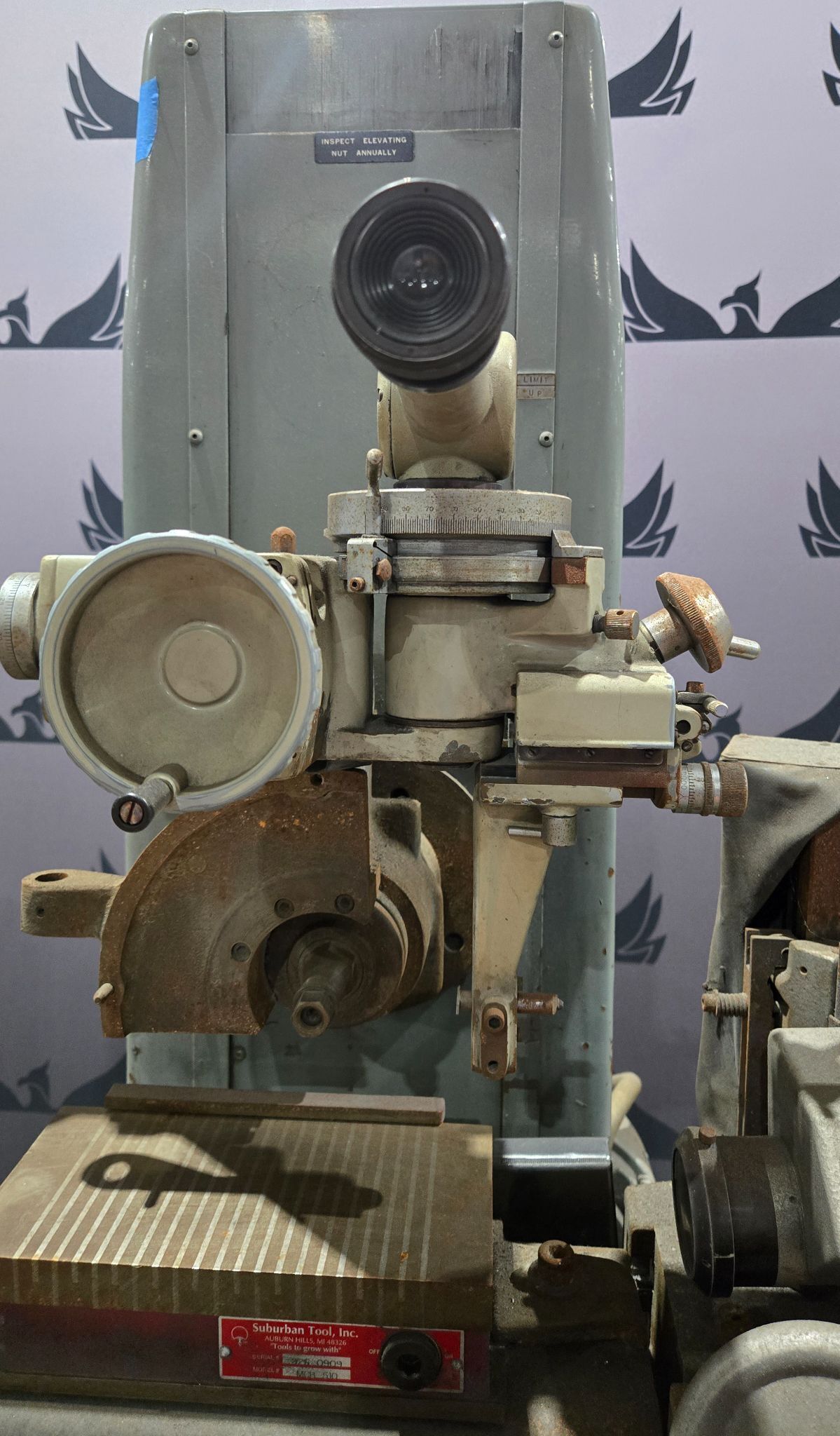 PARKER MAJESTIC 129-6 SURFACE GRINDER 230/460 MOTOR SPINDLE 1209-6 USED 7