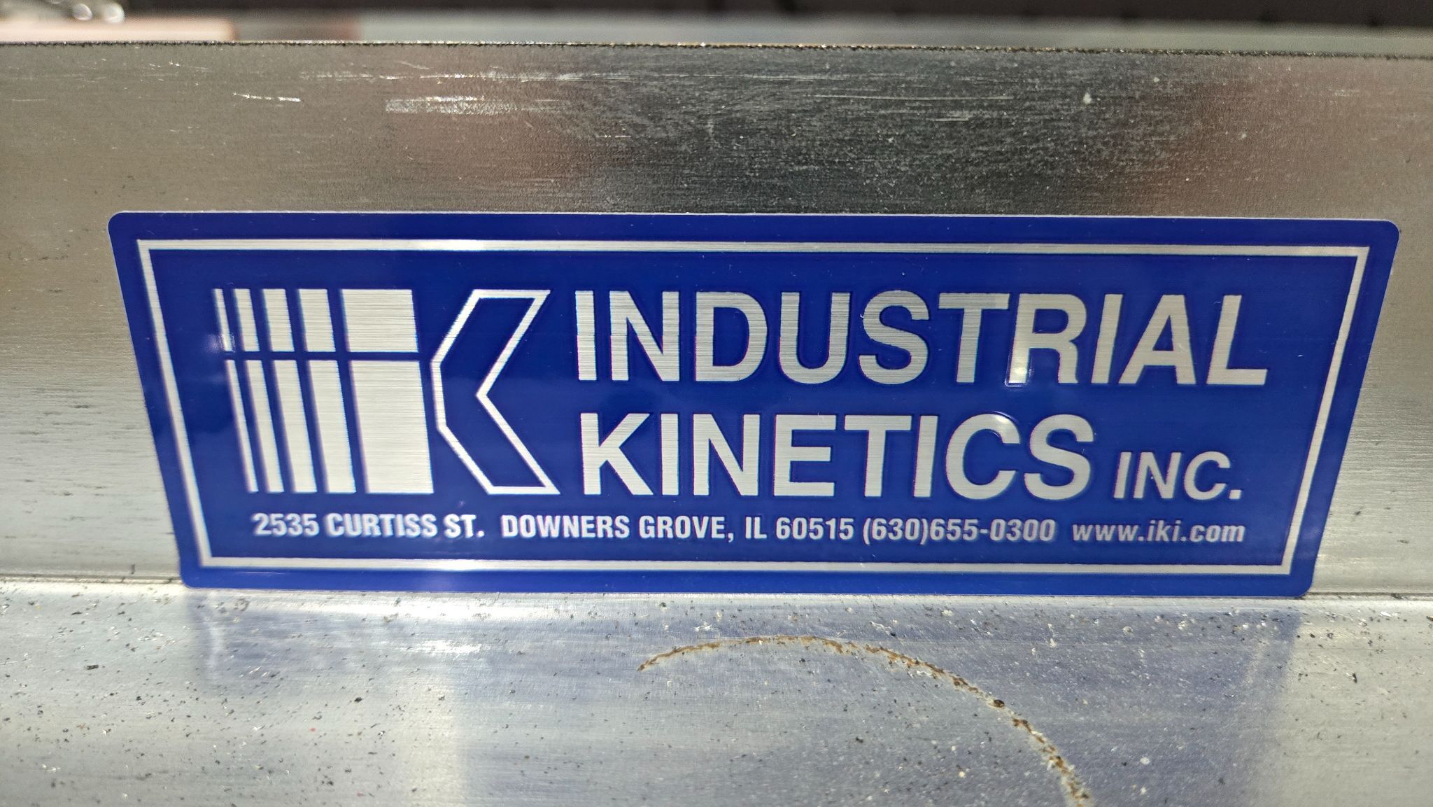 INDUSTRIAL KINETICS Roller Conveyor Lane 23.5" x 108" USED 11