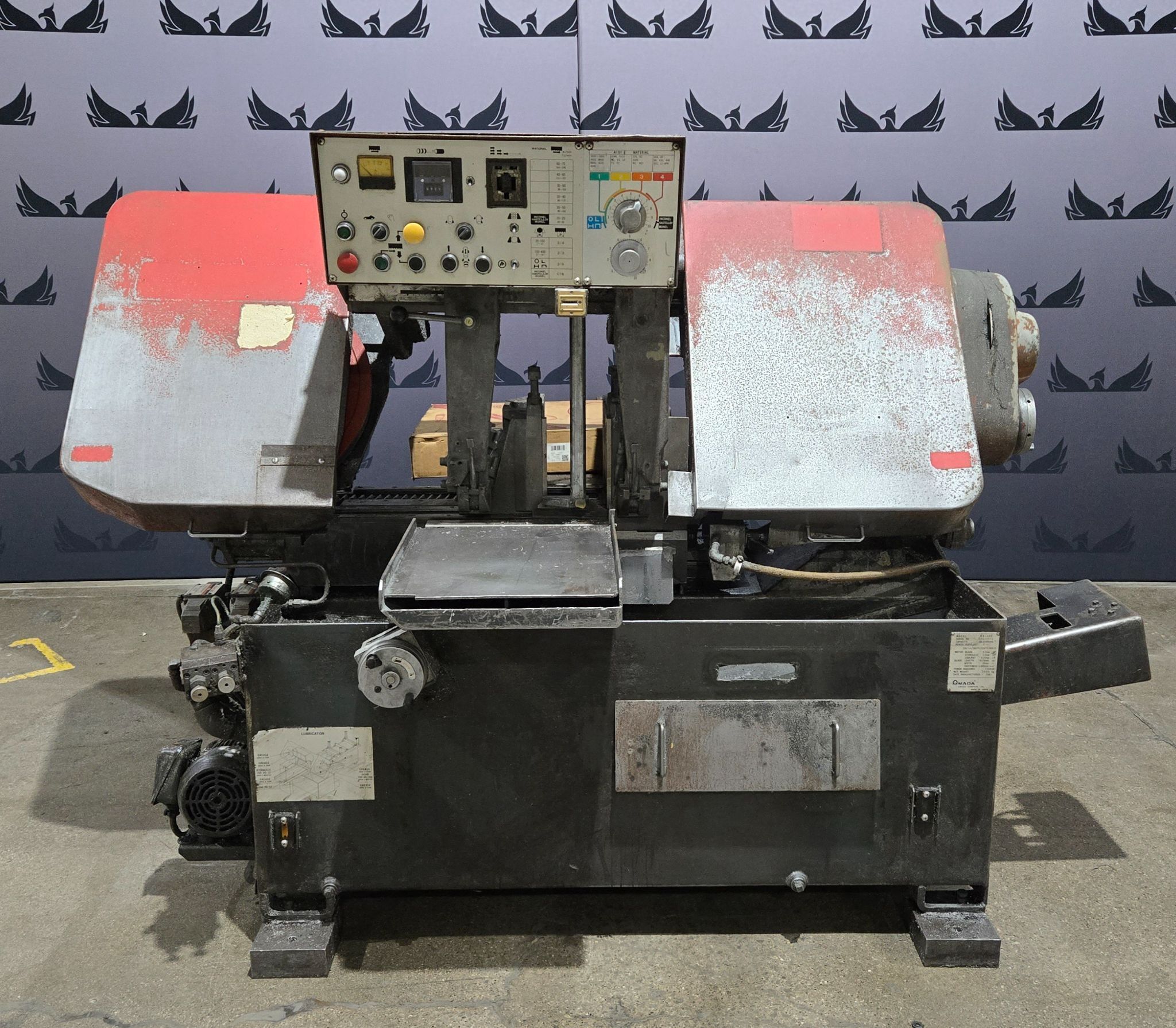 AMADA HA-400 HORIZONTAL BANDSAW USED 0