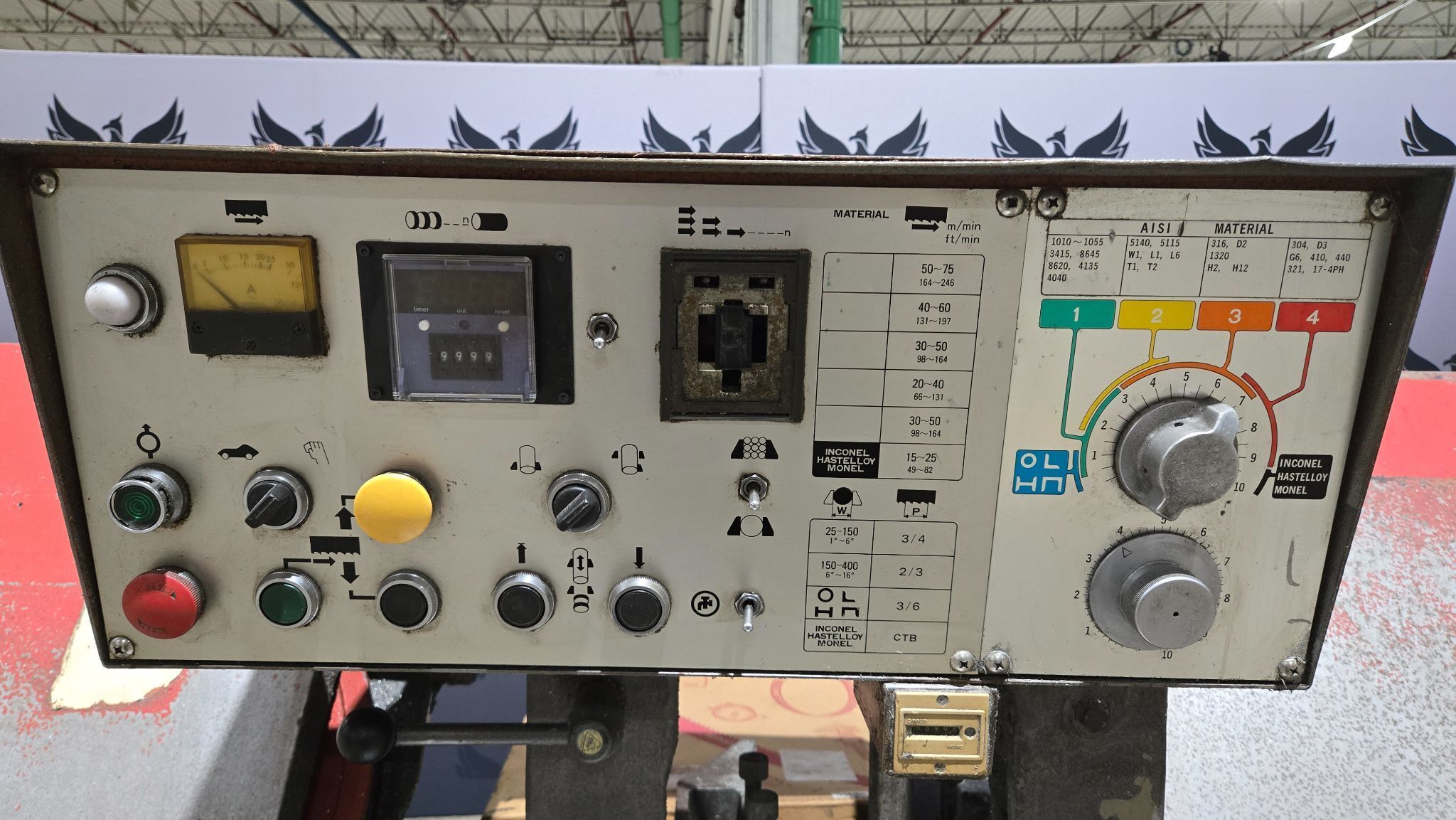 AMADA HA-400 HORIZONTAL BANDSAW USED 8
