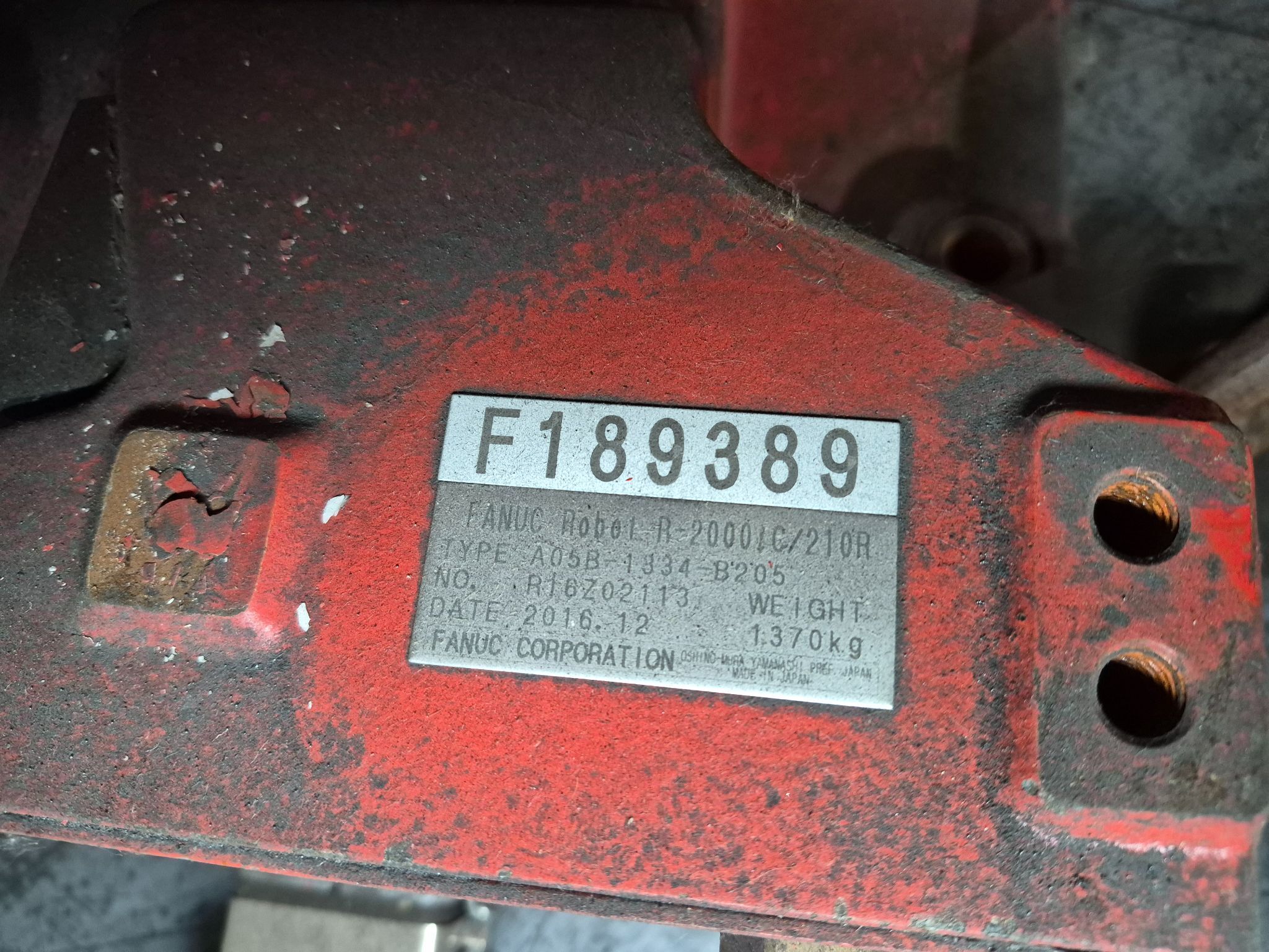 Fanuc R-2000iC/210R Robot with R-30iB Controller USED 7