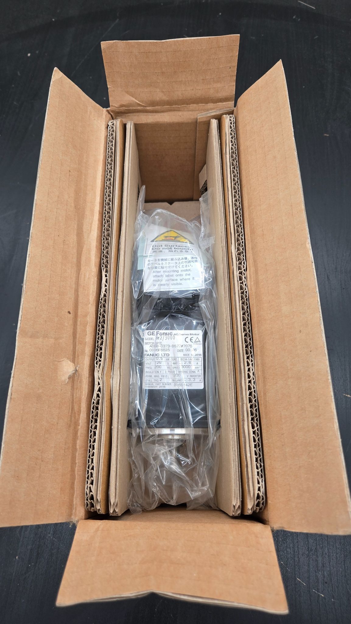 FANUC A06B‑0373‑B577#7075 AC Servo Motor NEW 1