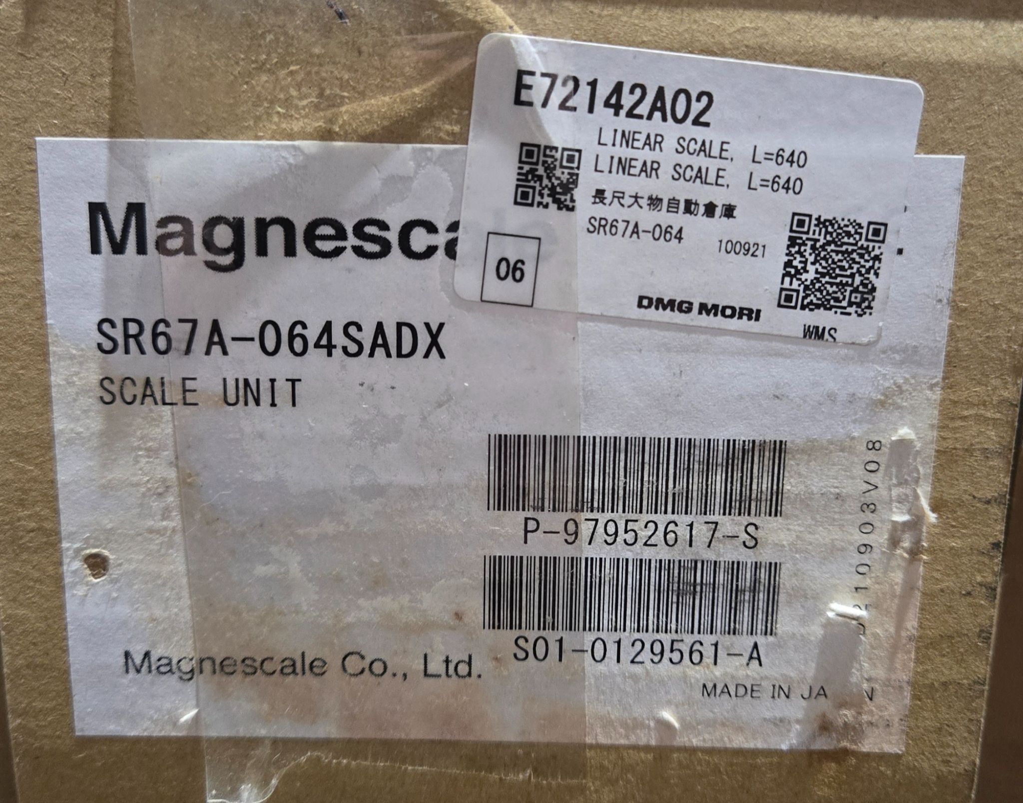 MAGNESCALE SR67A‑064SADX Linear Scale NEW 8