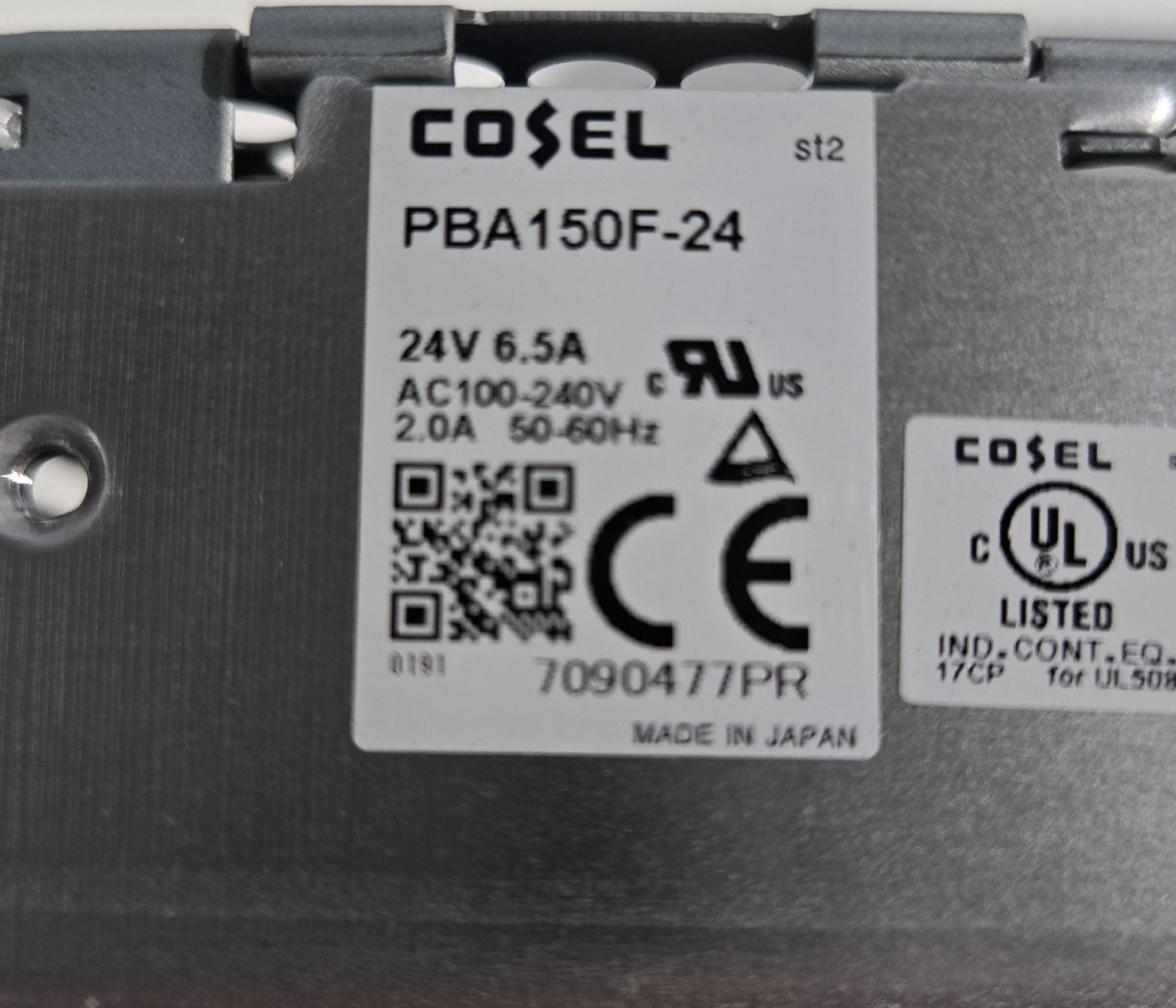COSEL PBA150F-N POWER SUPPLIES NEW 3