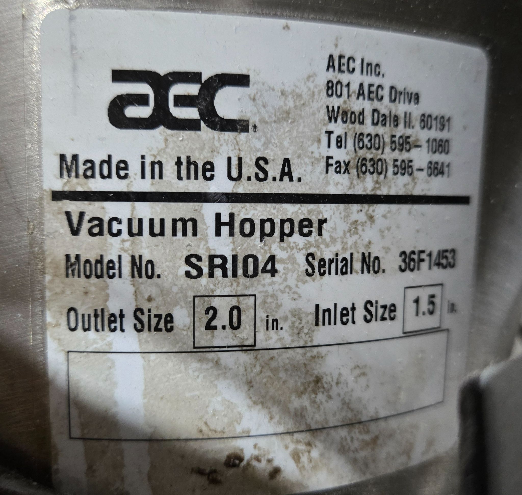 AEC WHITLOCK SRI04 HOPPERS USED 4