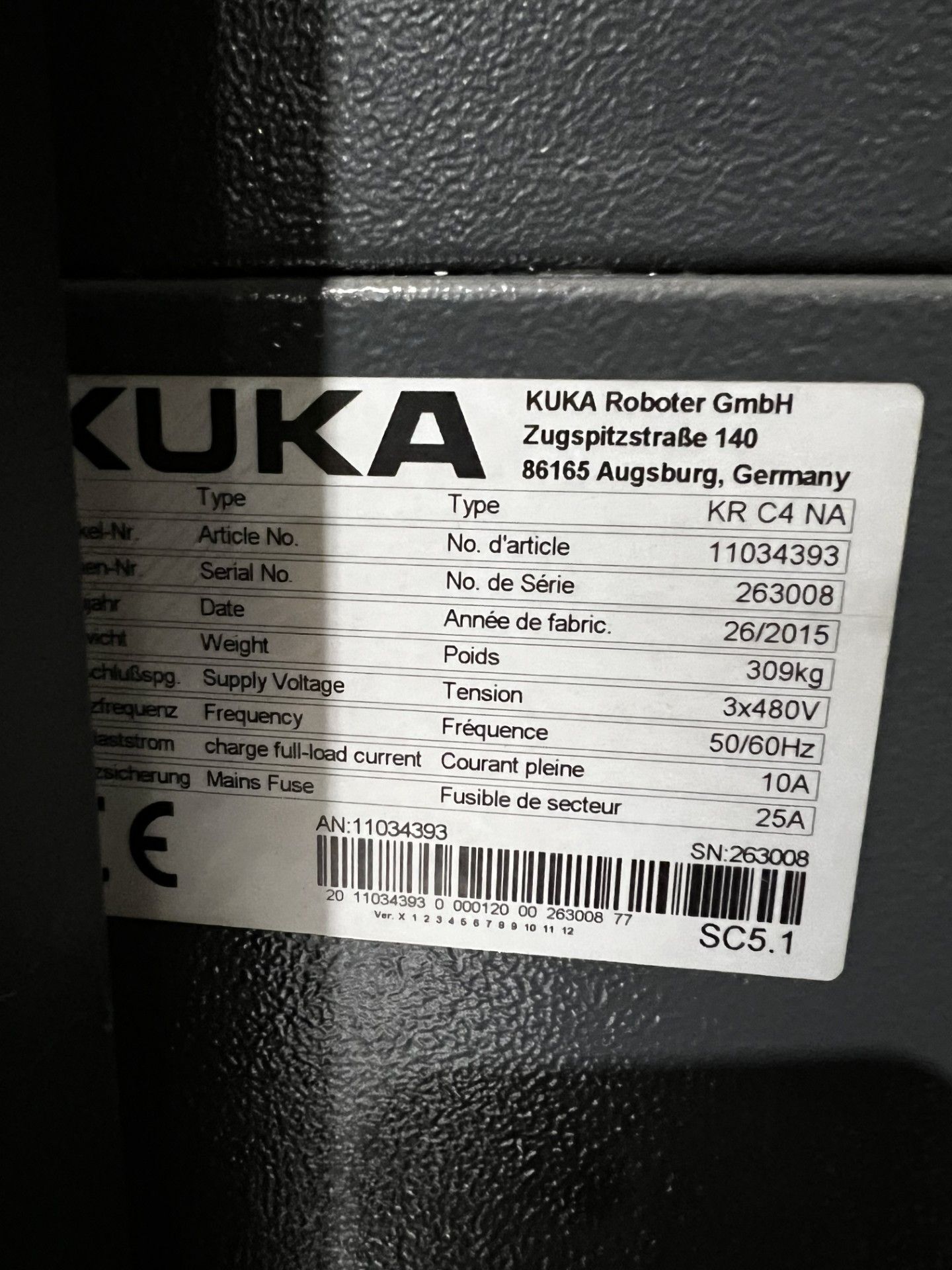 KUKA KR16 L6-2 w/ KR C4 Controls Lincoln R550 Weld Package & TT3A Reamer NEW 13