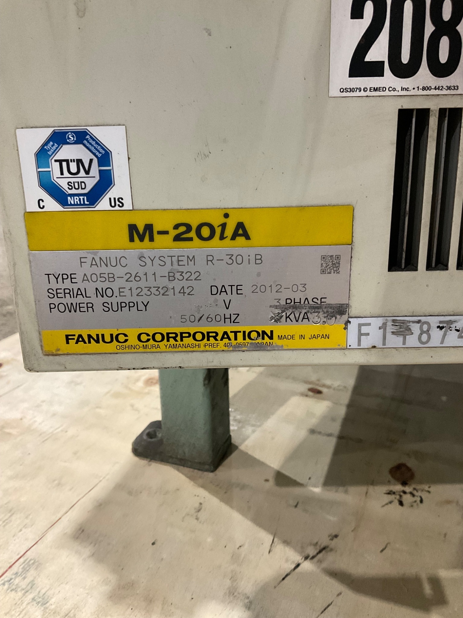 Fanuc M‑20iA Robot Complete with R‑30iB Controller USED 4