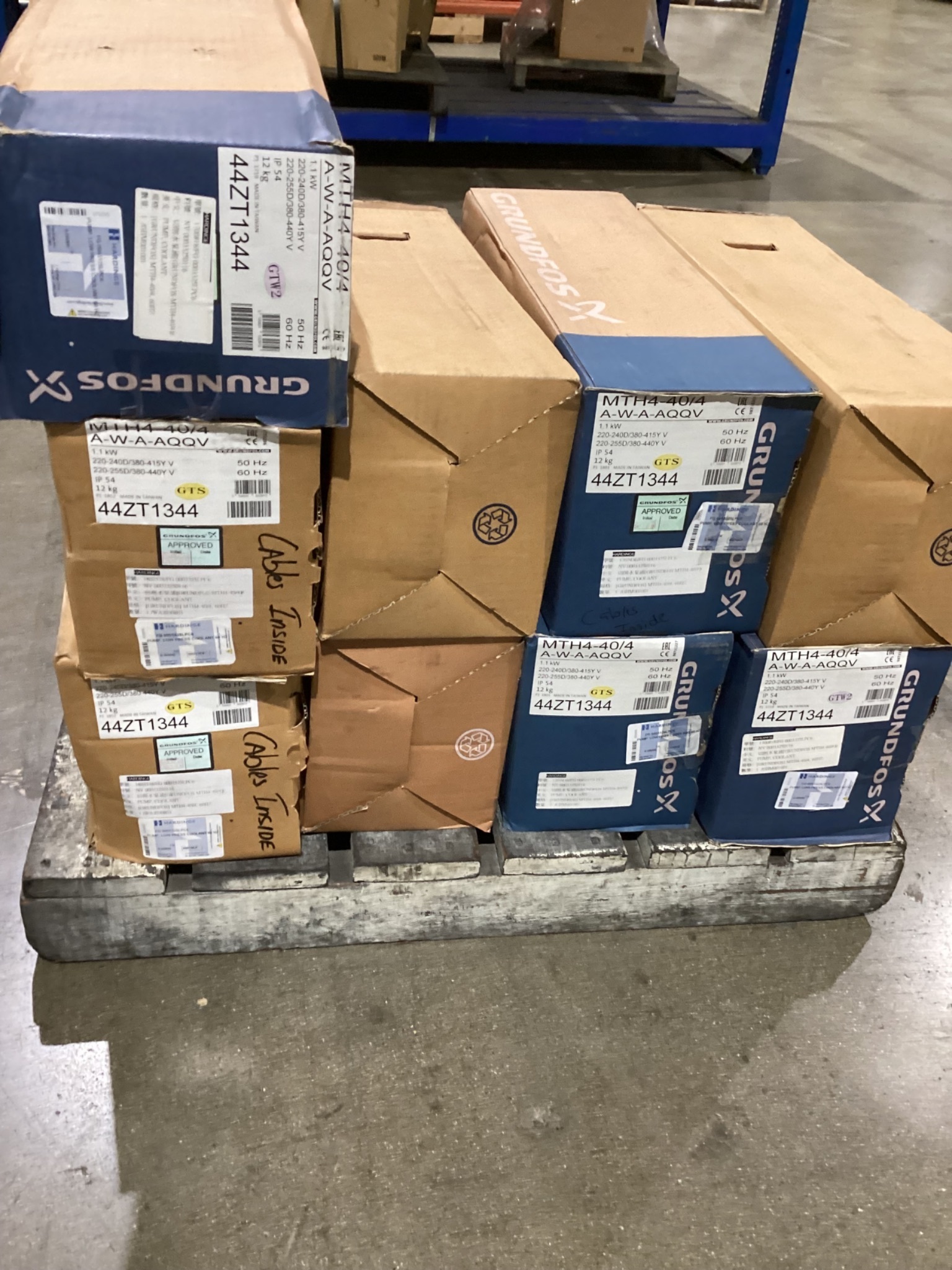 GRUNDFOS MTH4‑40/4 A‑W‑A‑AQQV Coolant Pump NEW 0