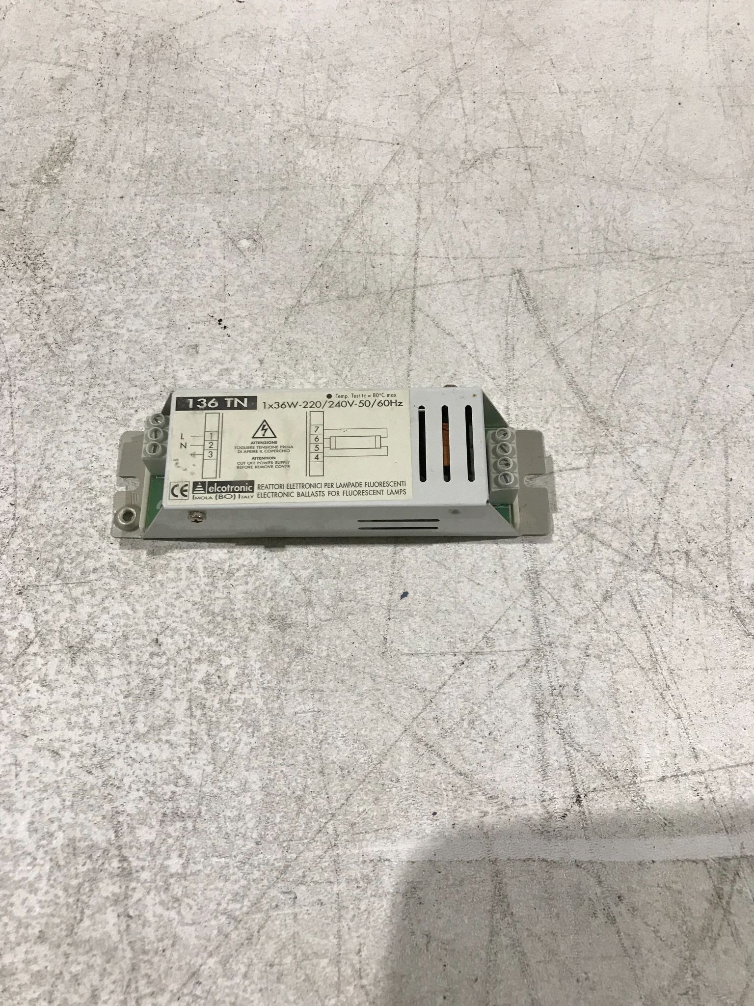 ELCOTRONIC 136 TN Electronic Ballast USED 2