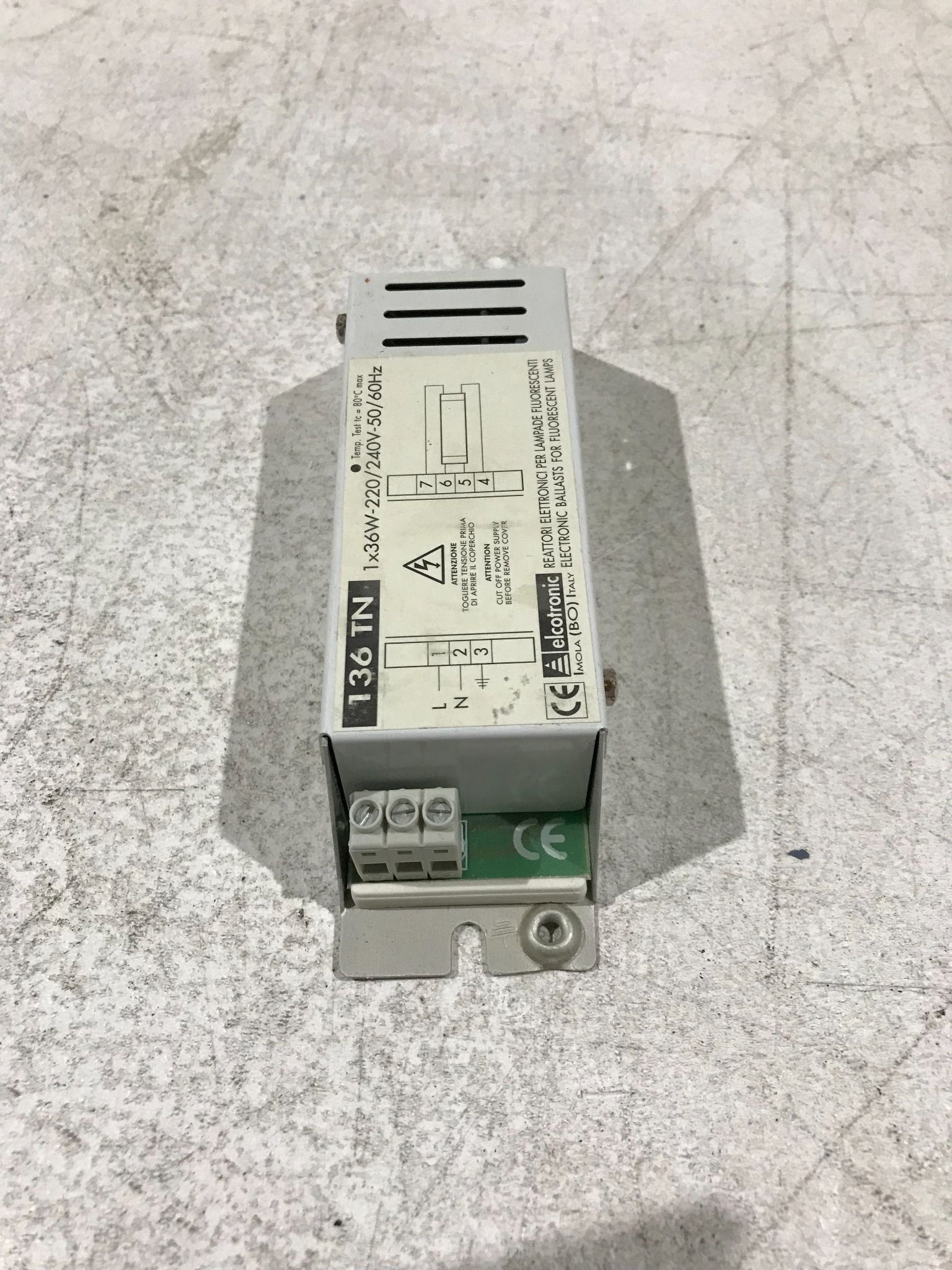 ELCOTRONIC 136 TN Electronic Ballast USED 0