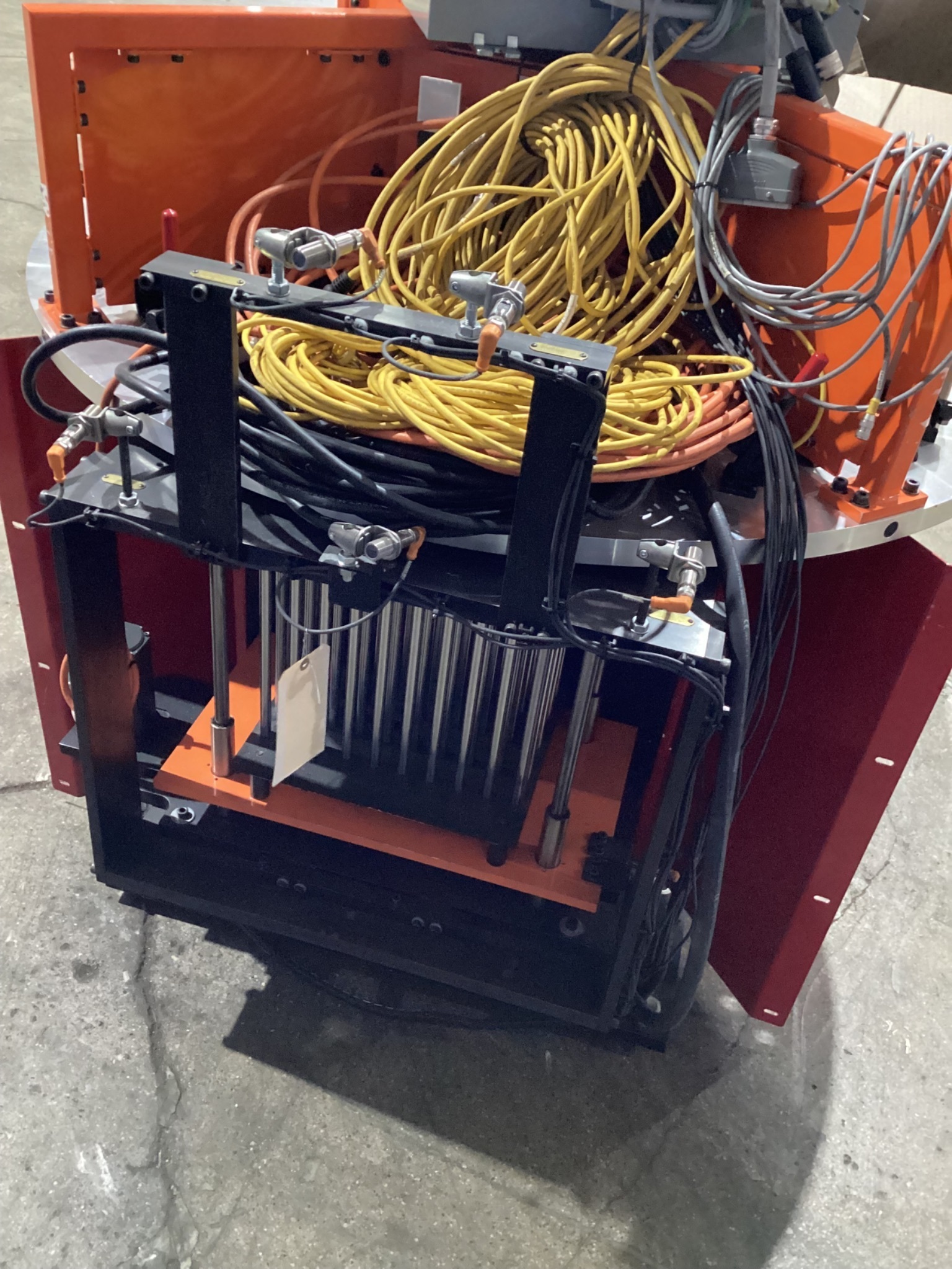 Rotary Indexing Table w/ Perforated Downdraft Surface for Welding/Assembly USED 4