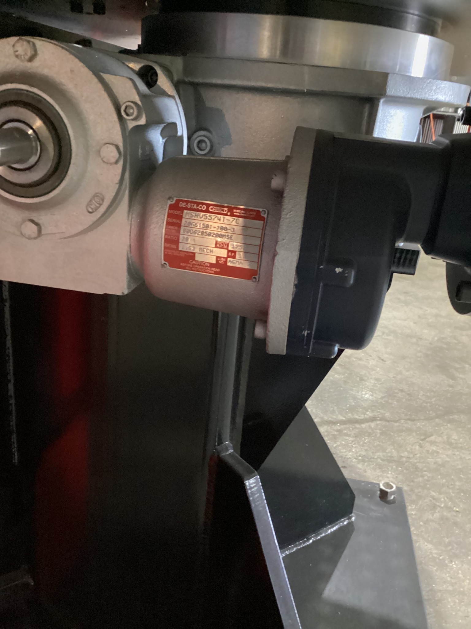 Rotary Indexing Table w/ Perforated Downdraft Surface for Welding/Assembly USED 8