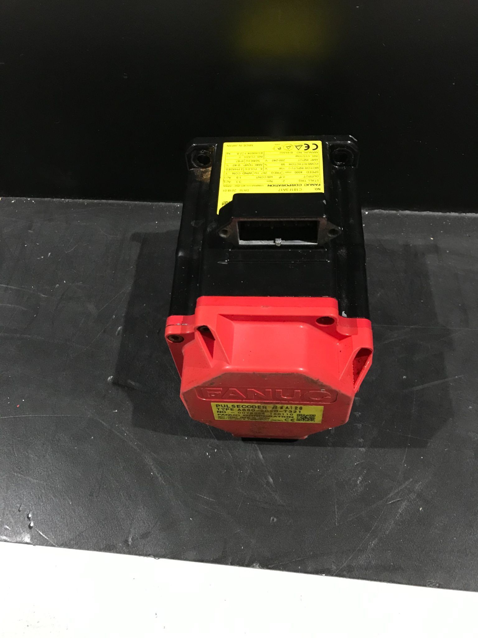FANUC A06B‑0061‑B203#0100 AC Servo Motor USED 1