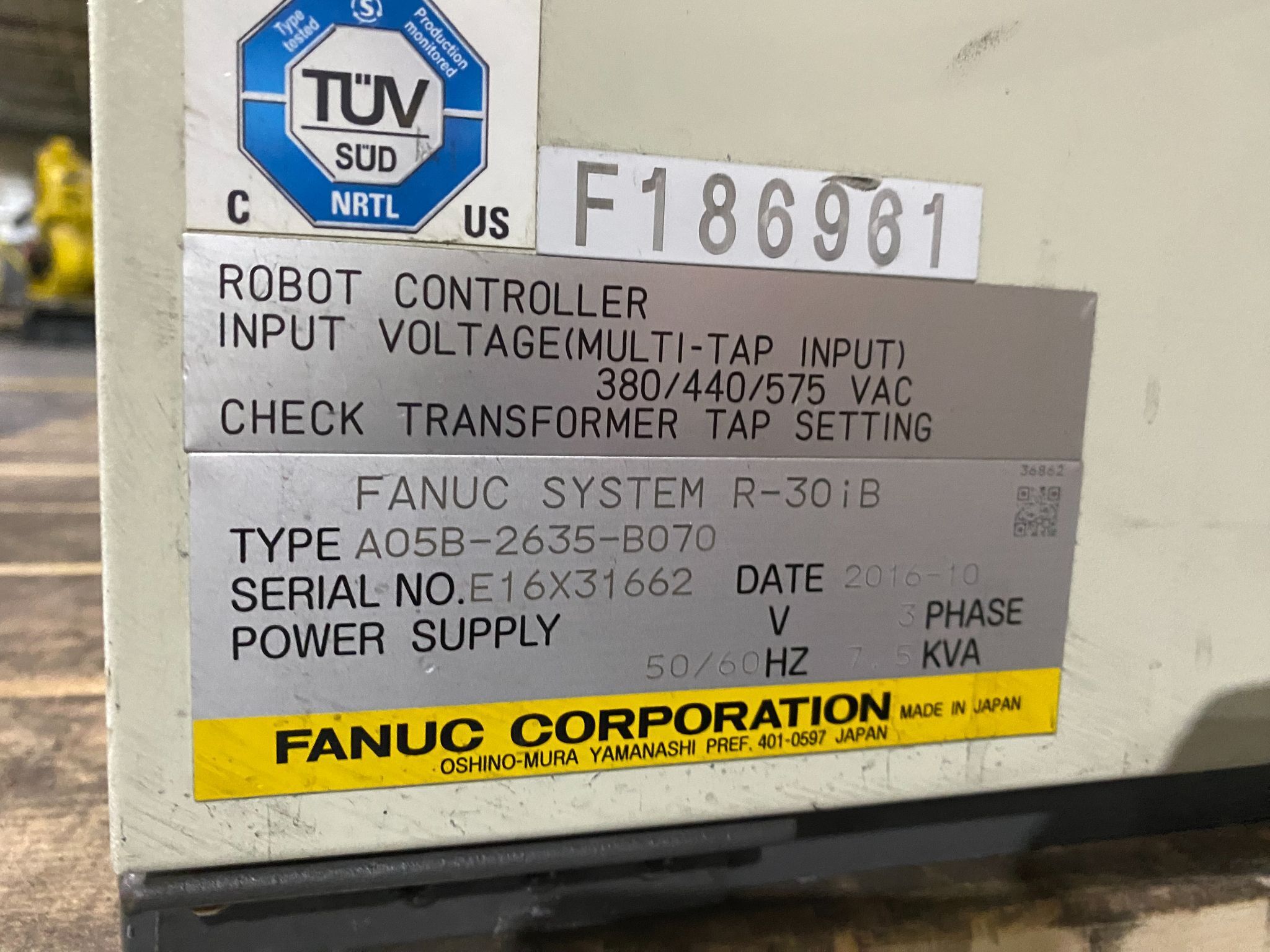 FANUC R-2000iC/210F w/ R-30iB Controls PARTS ONLY - REFURBISHED See Description 10