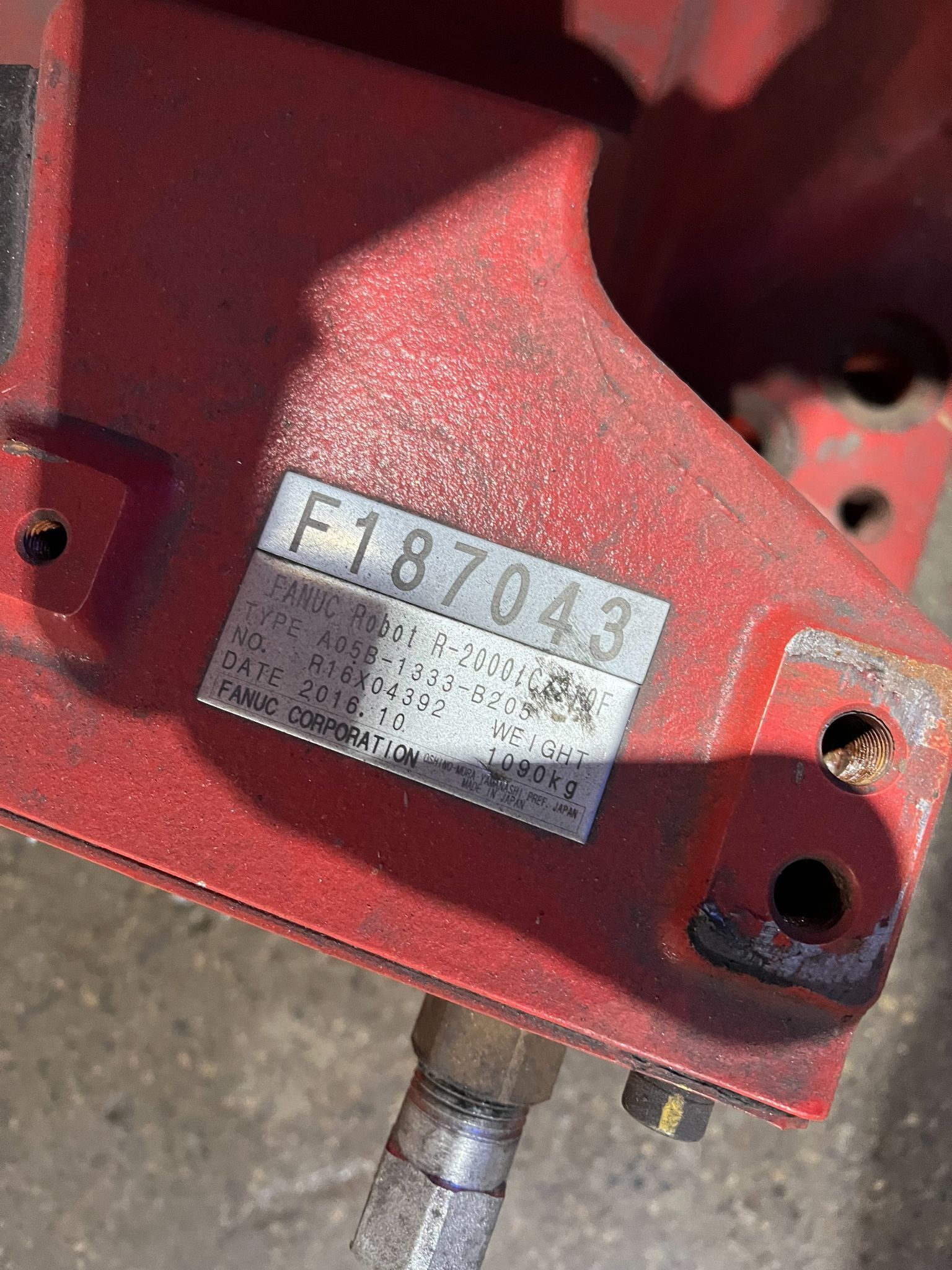 FANUC R‑2000iC/210F Robot with R‑30iB Controller USED 2