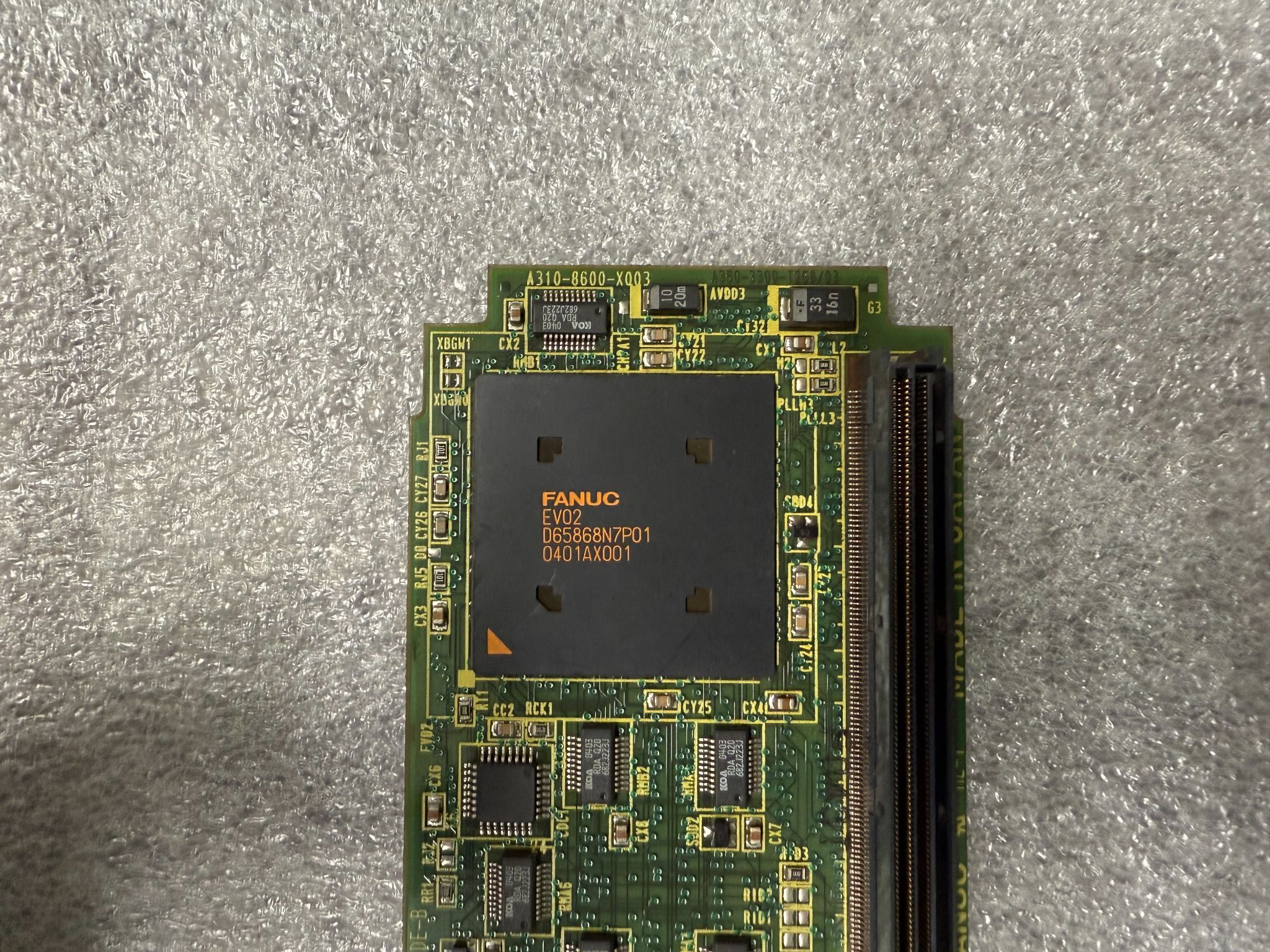 FANUC A20B-3300-0254/01A PCB - 32MB SDRAM CPU Module USED 3