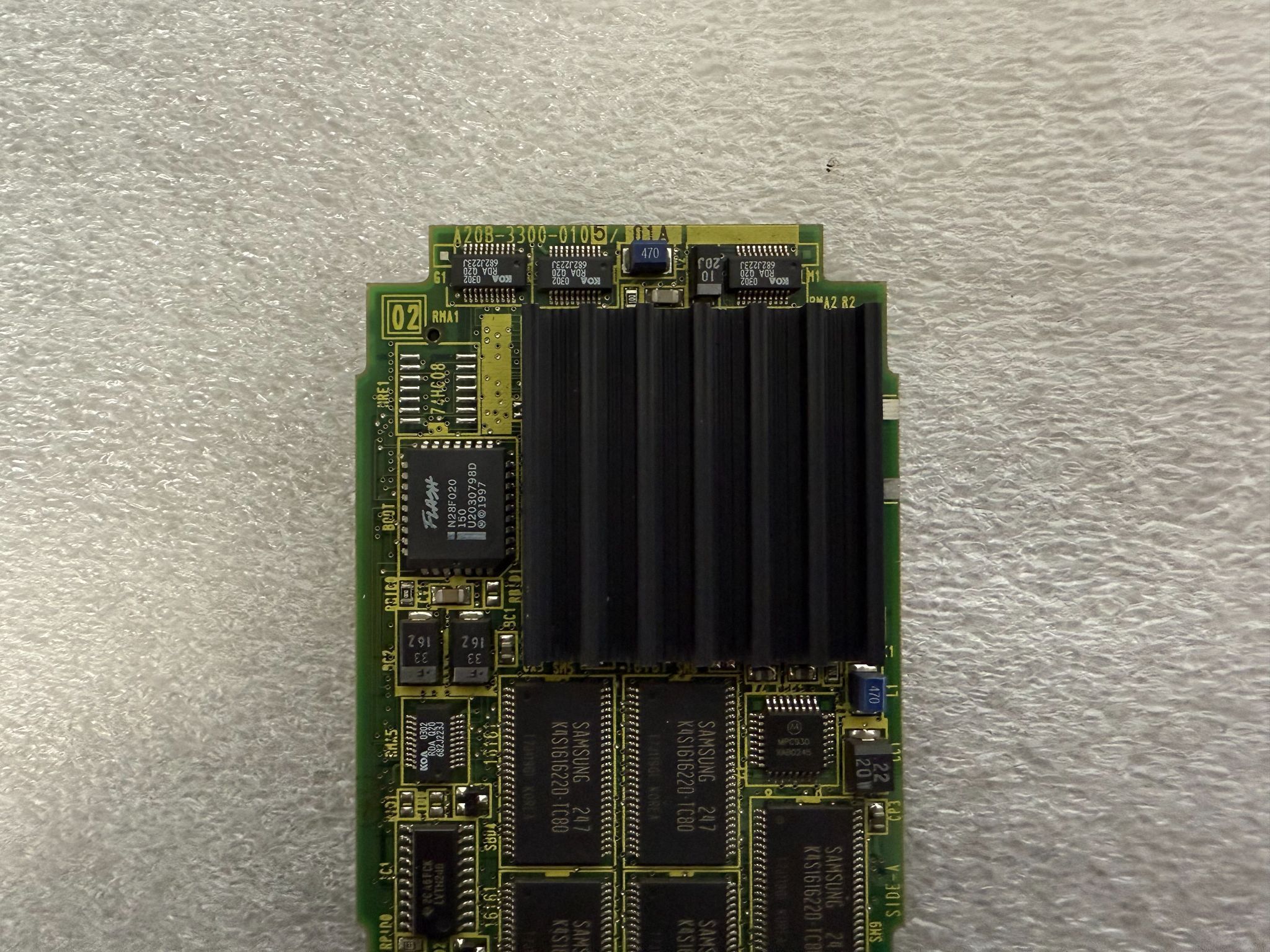 FANUC A20B-3300-0105/01A PCB - 16MB SDRAM CPU Module USED 1