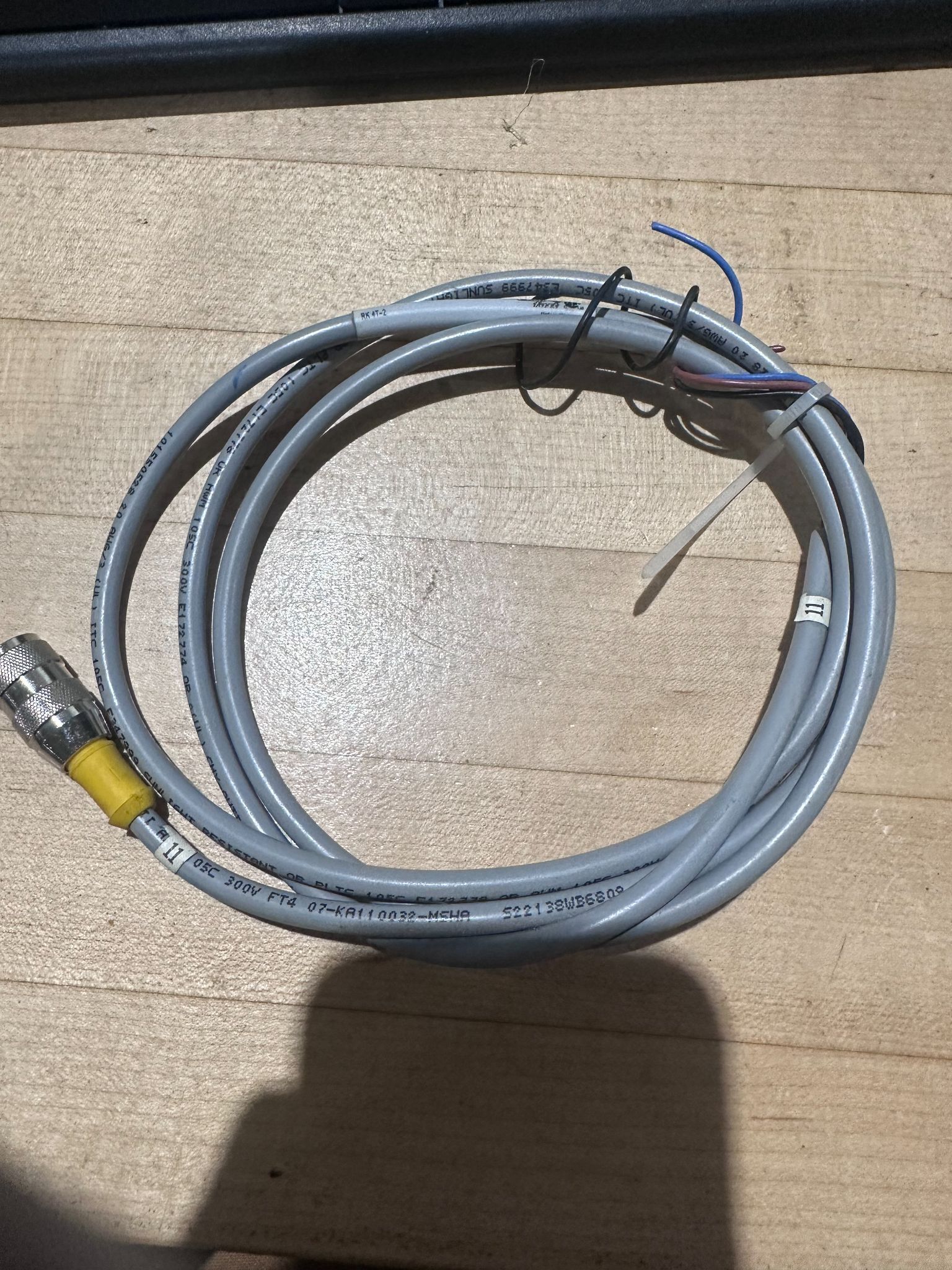 TURCK RK4T‑2 Sensor Cordset Cable USED 0