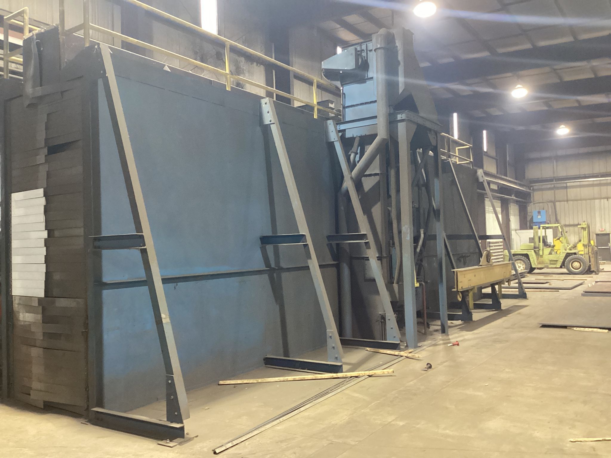 1968 Wheelabrator Vertical Plate & Structural Blast Cleaning Machine; USED 11