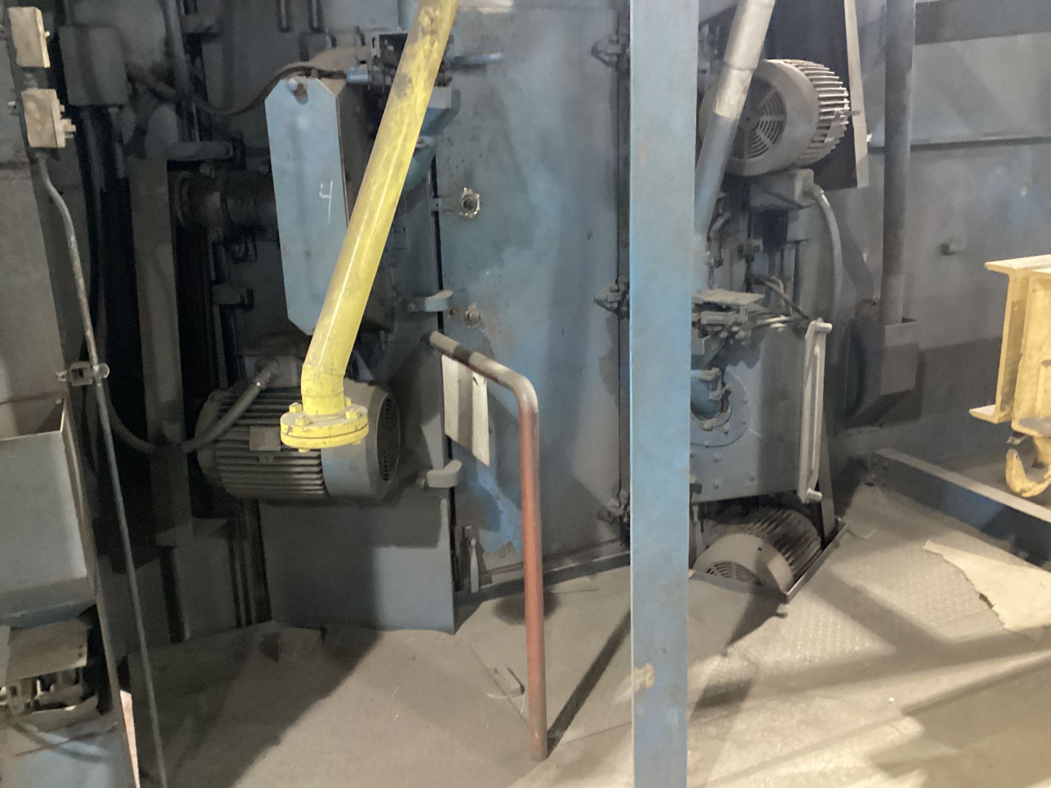 1968 Wheelabrator Vertical Plate & Structural Blast Cleaning Machine; USED 12
