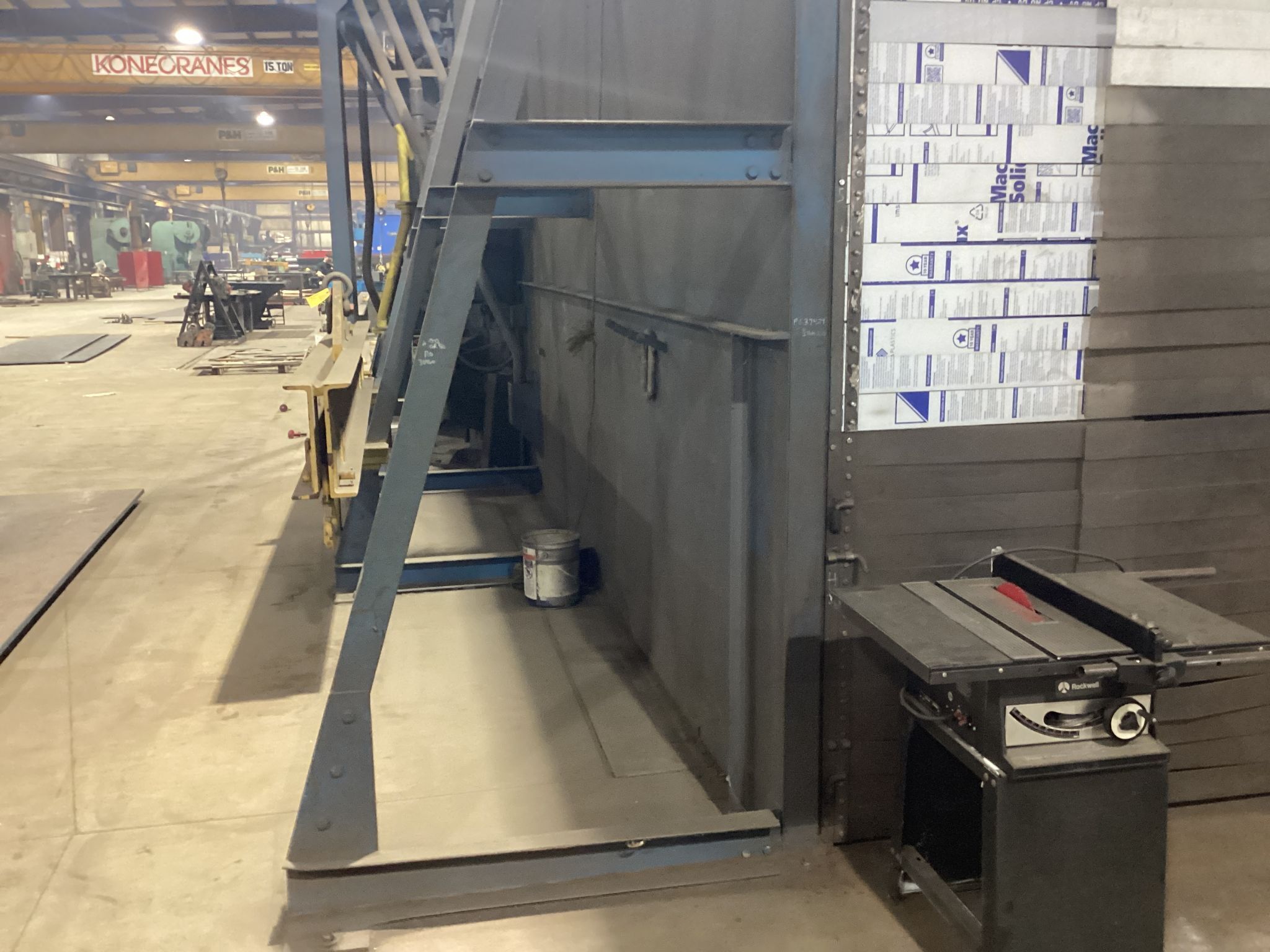 1968 Wheelabrator Vertical Plate & Structural Blast Cleaning Machine; USED 13