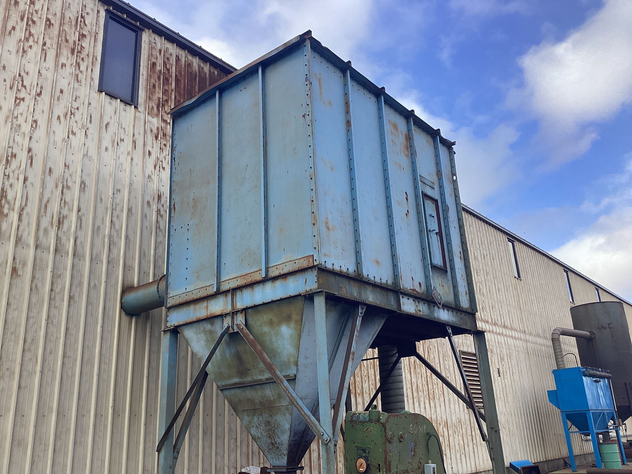 1968 Wheelabrator Vertical Plate & Structural Blast Cleaning Machine; USED 2