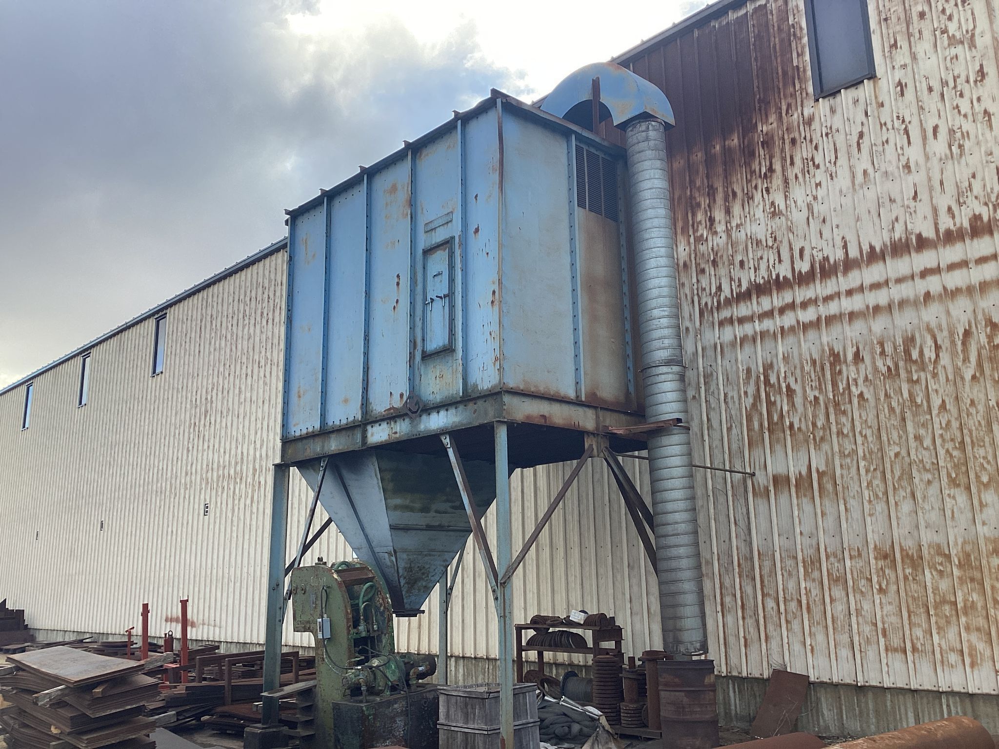 1968 Wheelabrator Vertical Plate & Structural Blast Cleaning Machine; USED 4