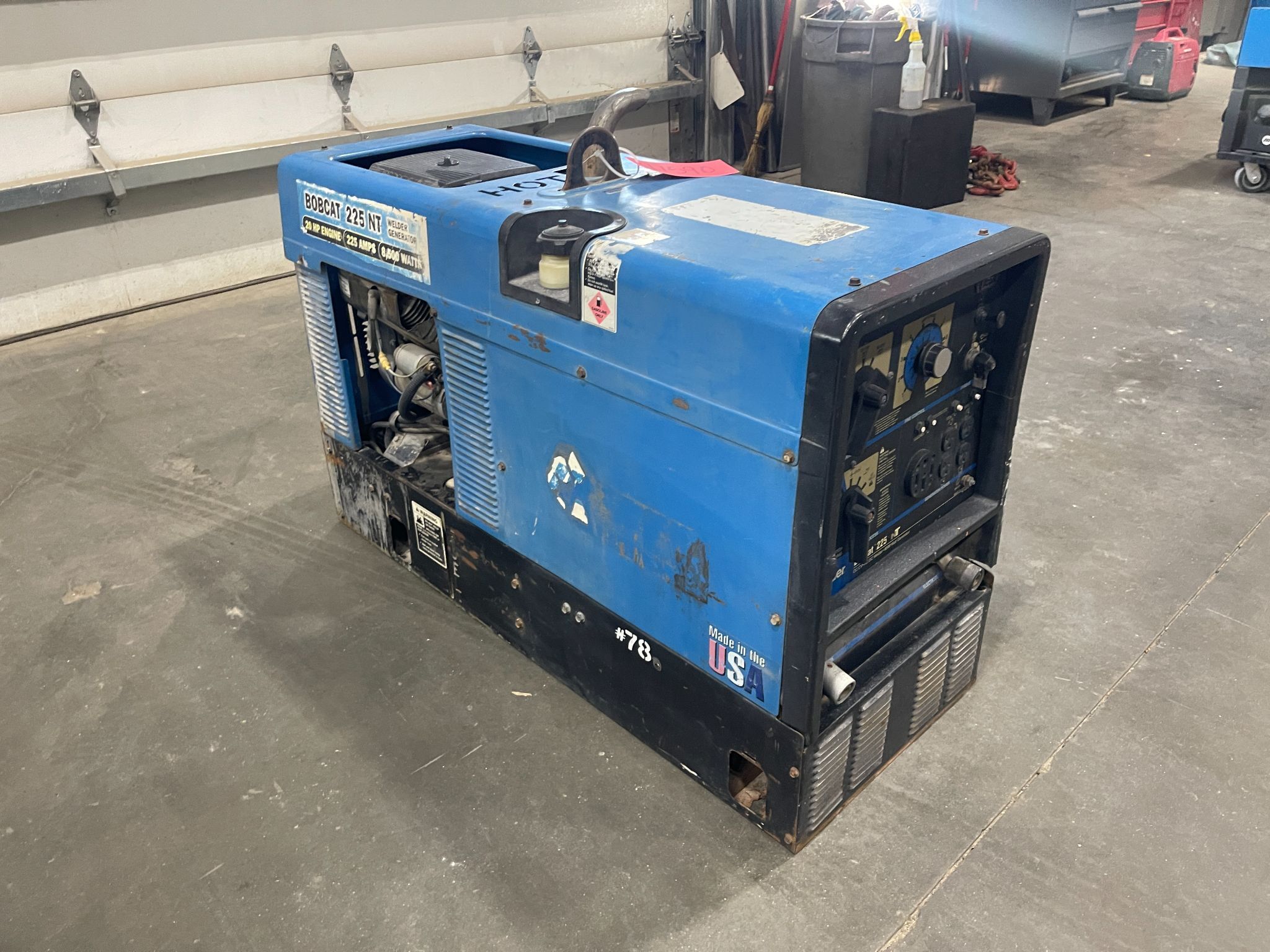 MILLER BOBCAT 225NT WELDER GENERATOR 11,000 WATTS (PARTS ONLY) 3