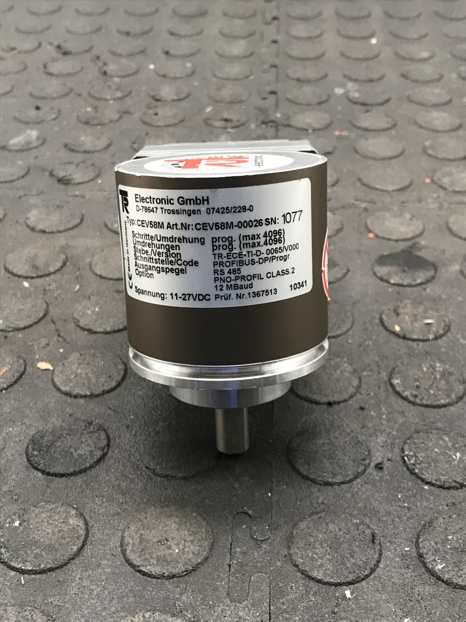 TR ELECTRONIC CEV58M Absolute Rotary Encoder USED 0