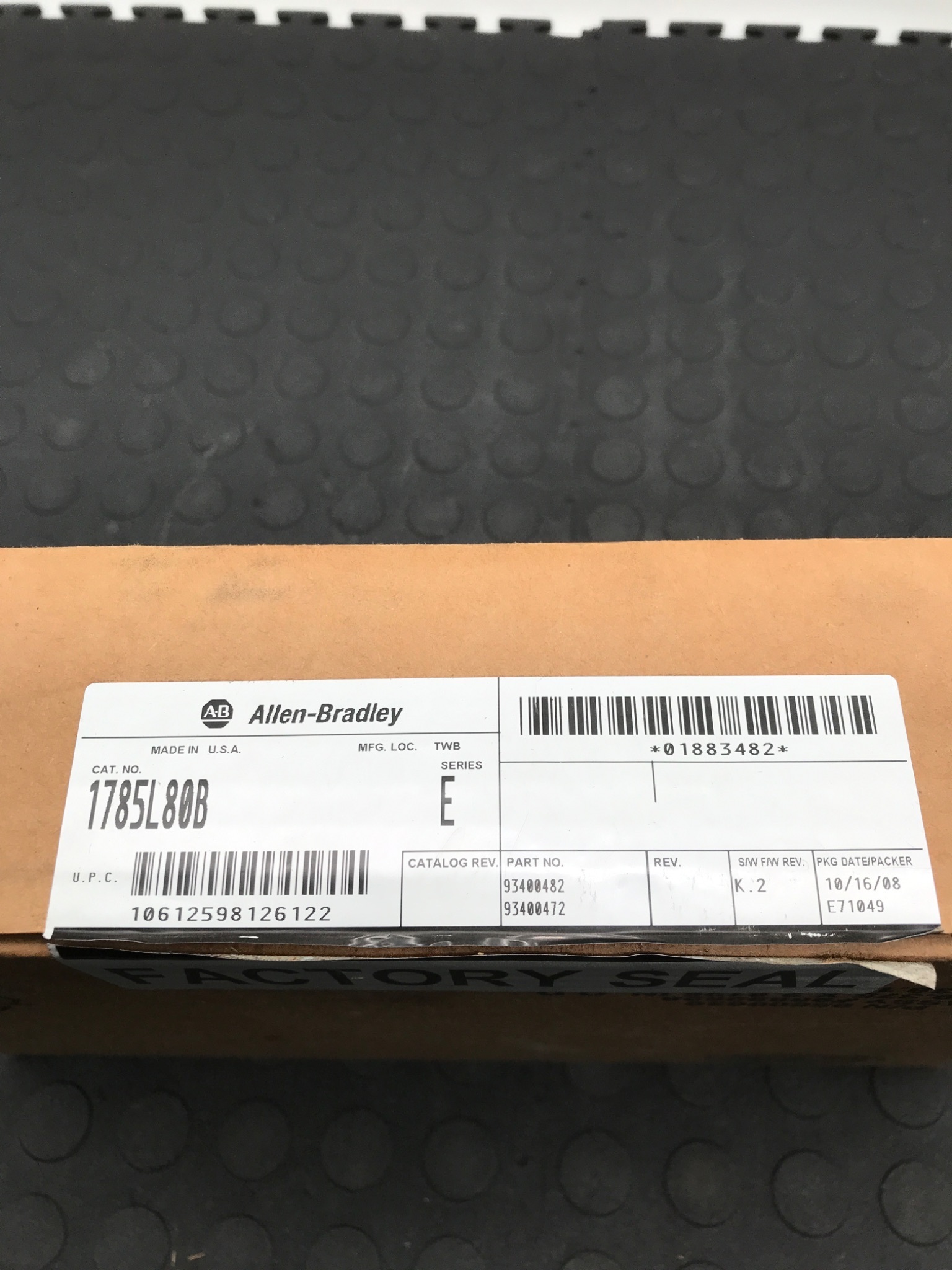 ALLEN‑BRADLEY 1785‑L80B/E Enhanced PLC‑5 Controller NEW 6