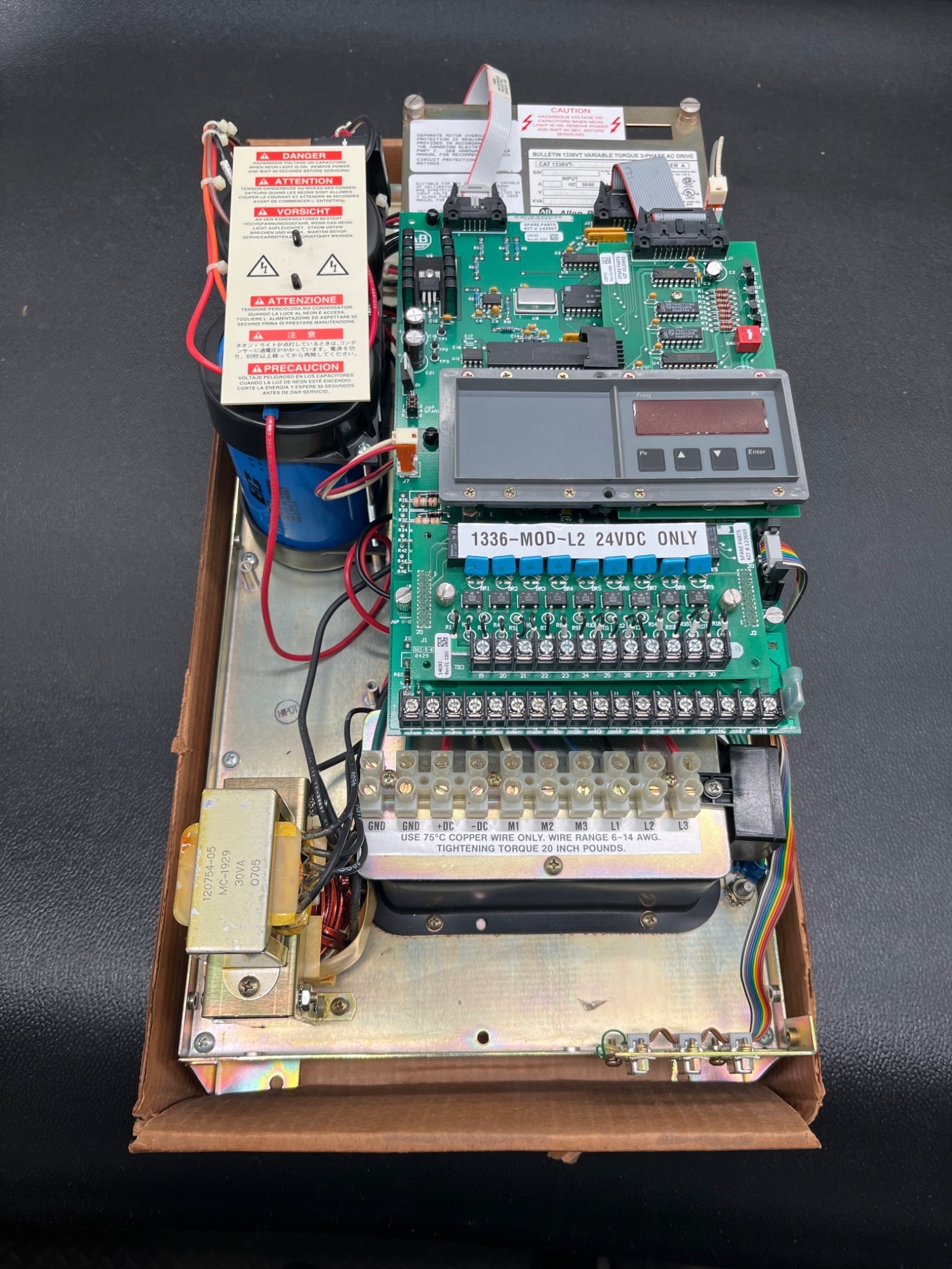 ALLEN‑BRADLEY 1336VT‑B025‑E0P‑L2‑01 Variable Torque AC Drive NEW 0