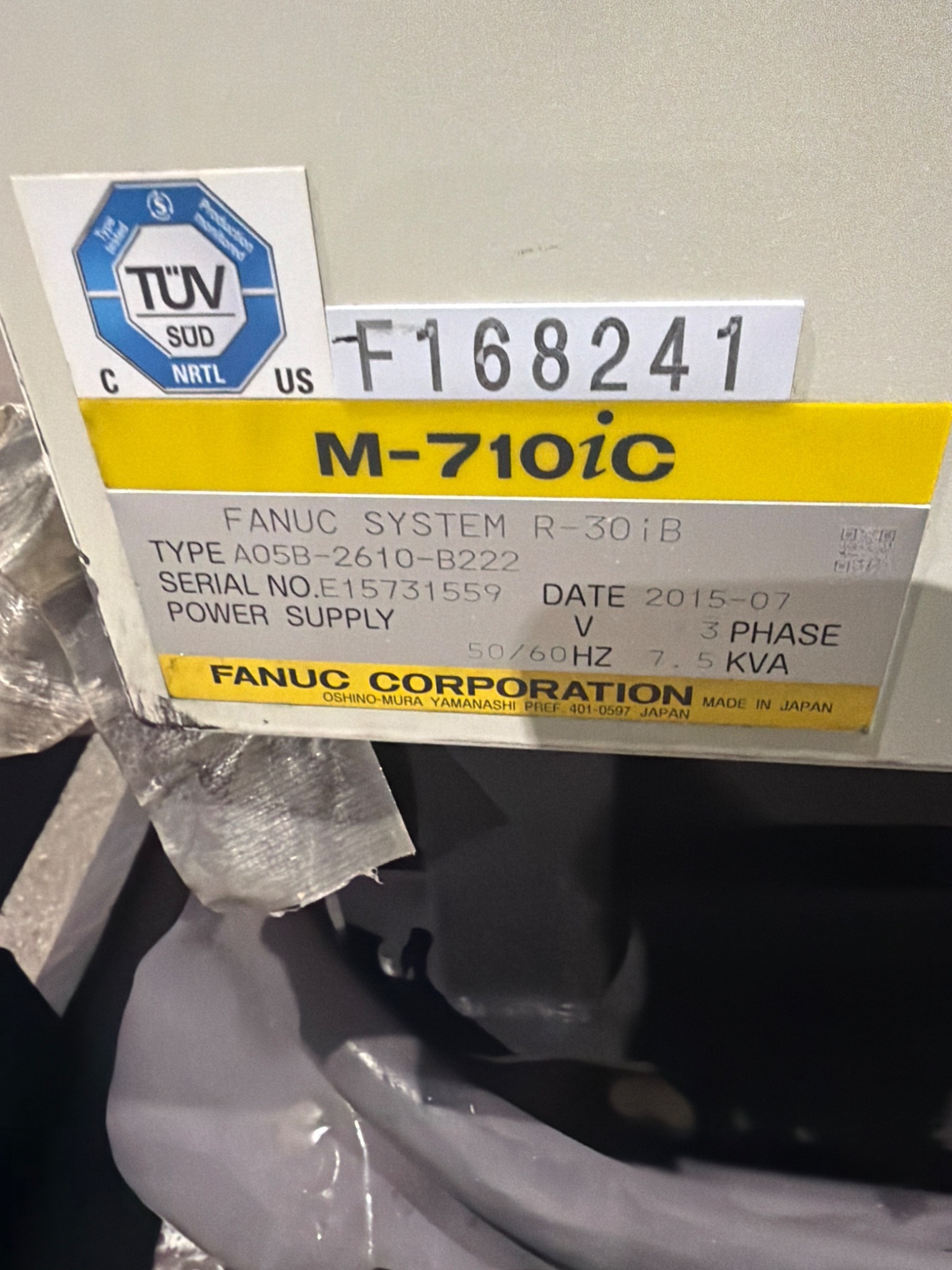 FANUC M-710iC/50 Robot Complete w/ R-30IB Controller USED 12