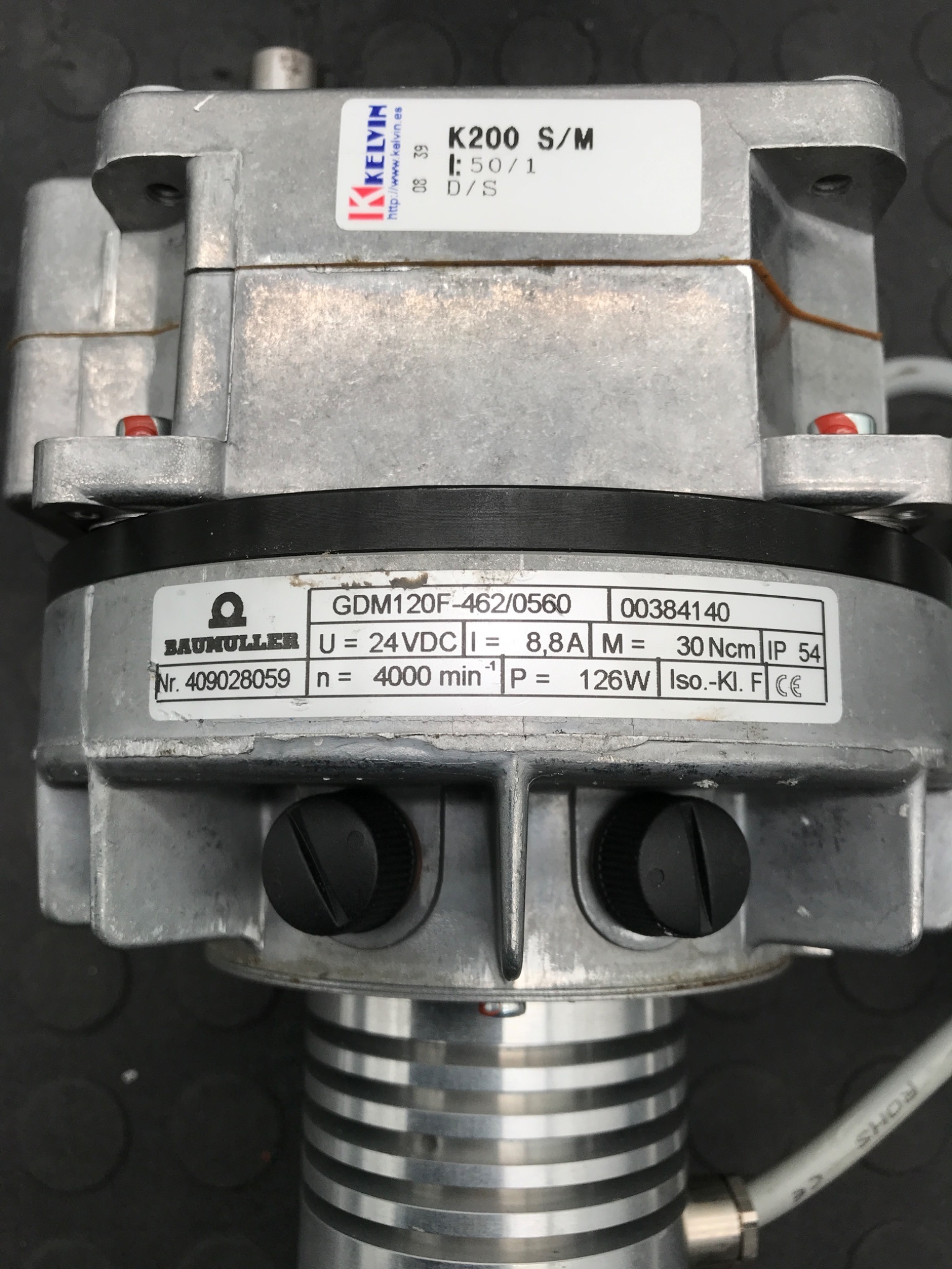 BAUMÜLLER GDM120F‑462/0560 Motor USED 1