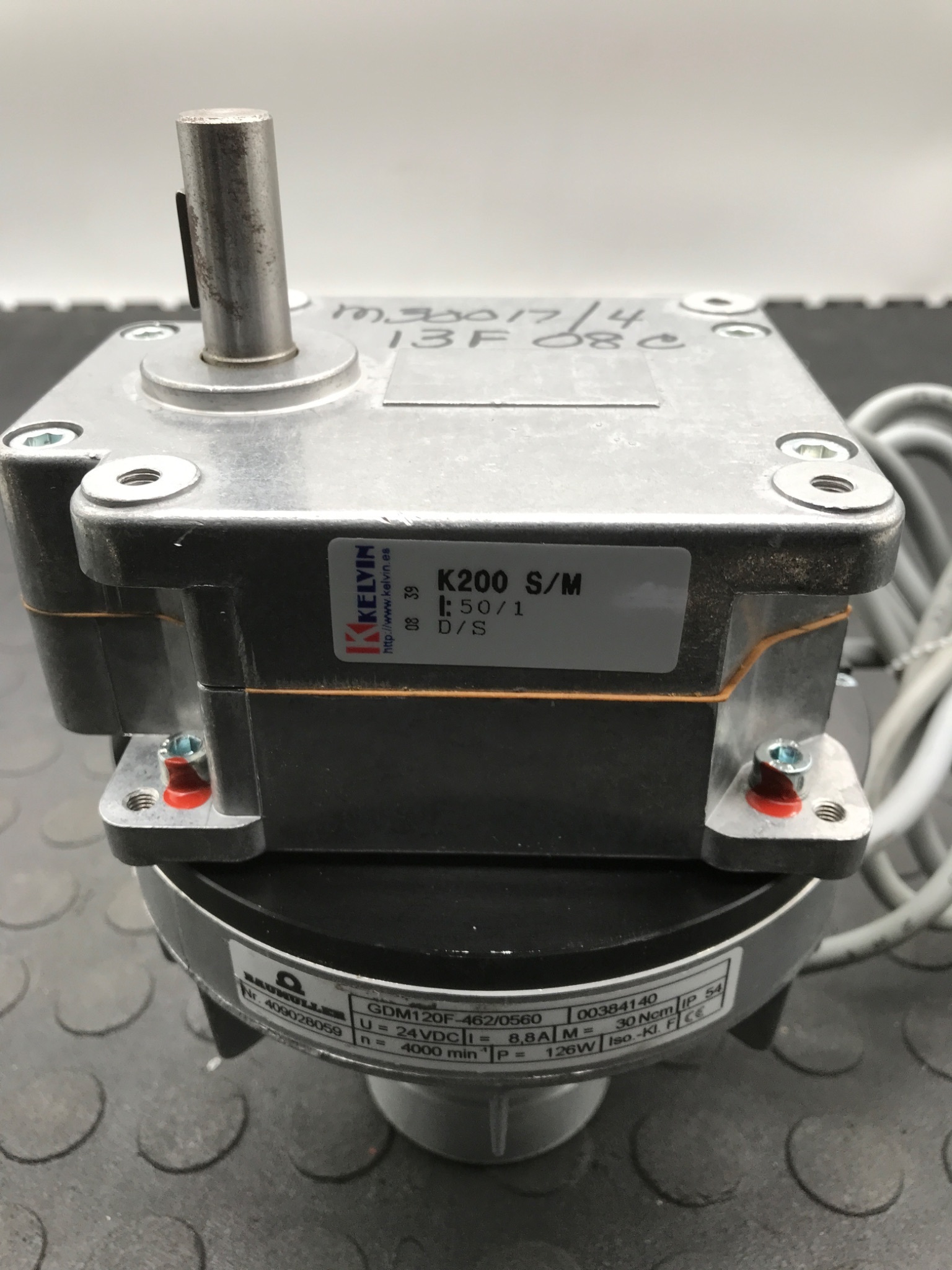 BAUMÜLLER GDM120F‑462/0560 Motor USED 3
