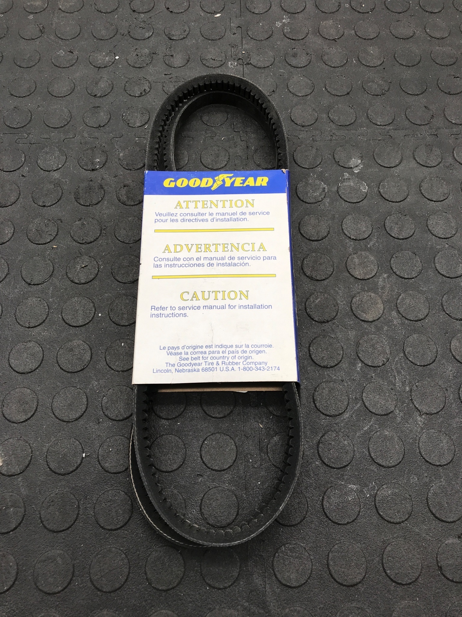 GOODYEAR AX64 Classic Cogged V‑Belt NEW 0