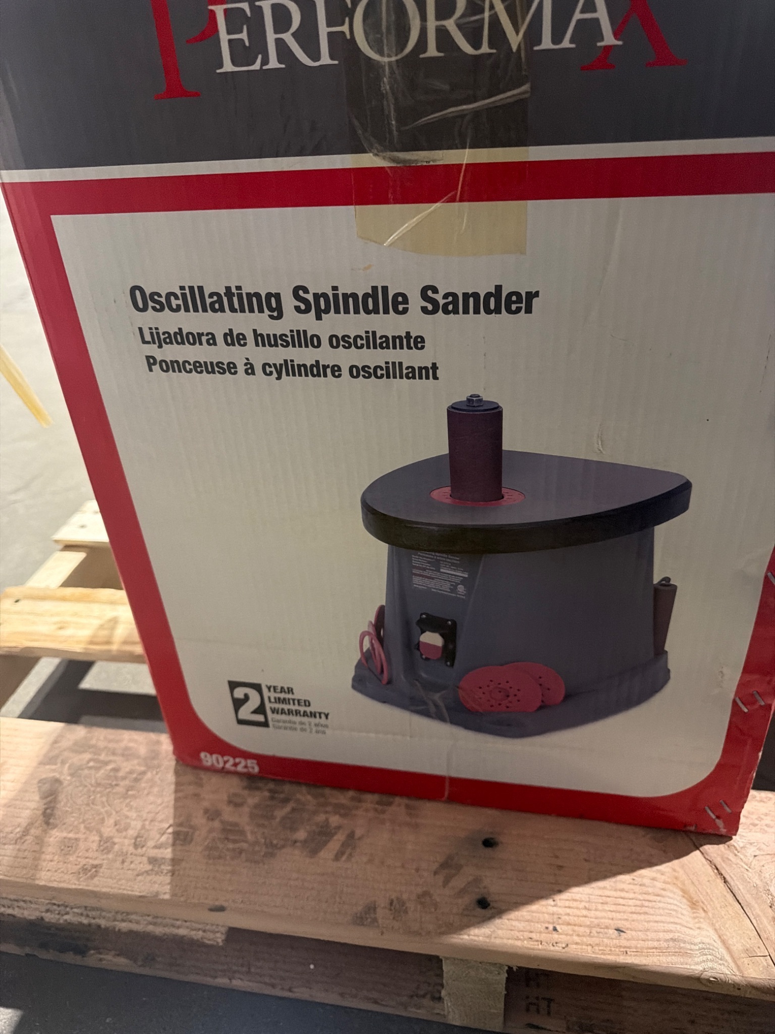 PERFORMAX 90225 Oscillating Spindle Sander USED 0