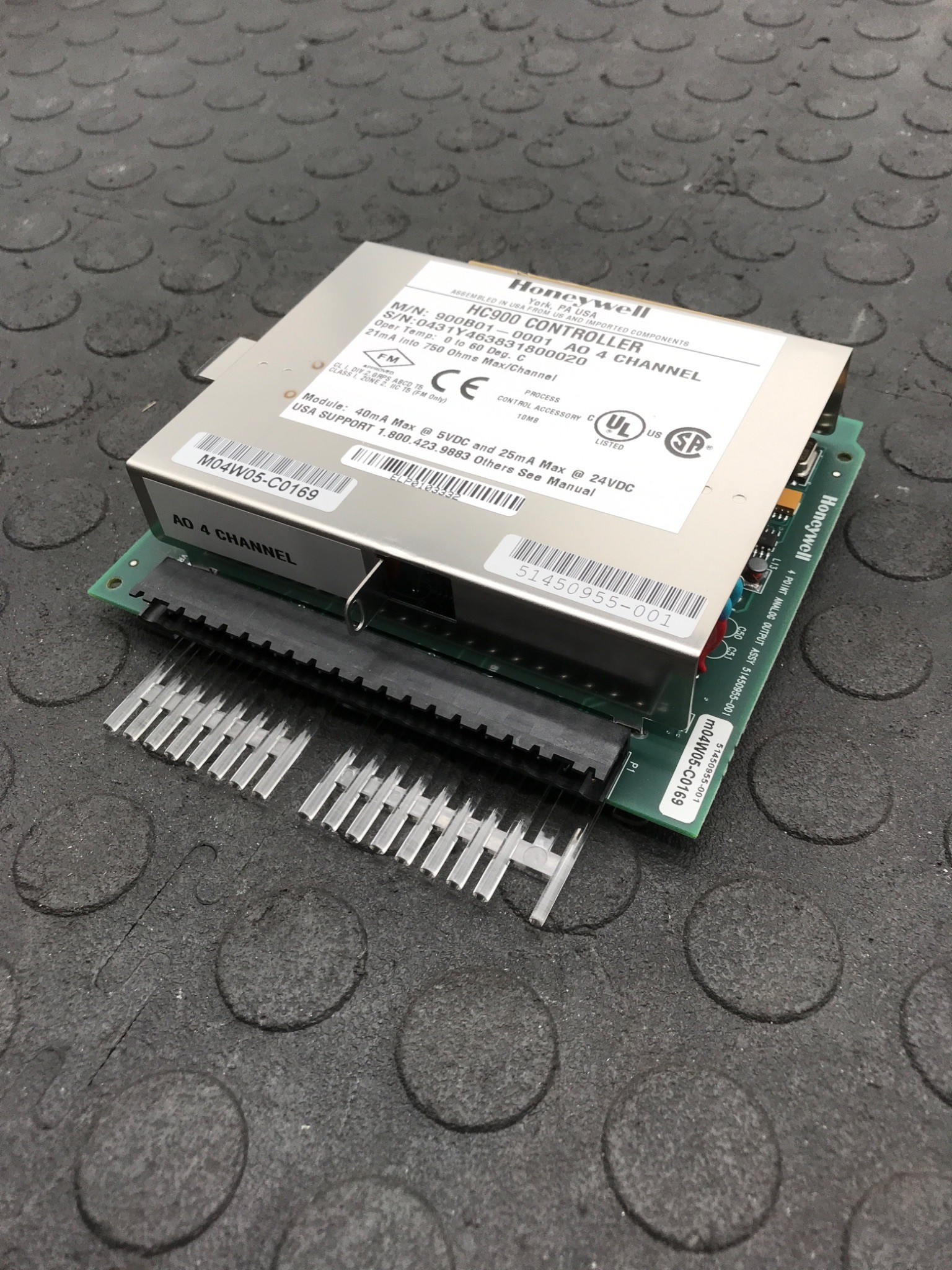 HONEYWELL 900B01‑0001 HC900 Analog Output Module USED 1