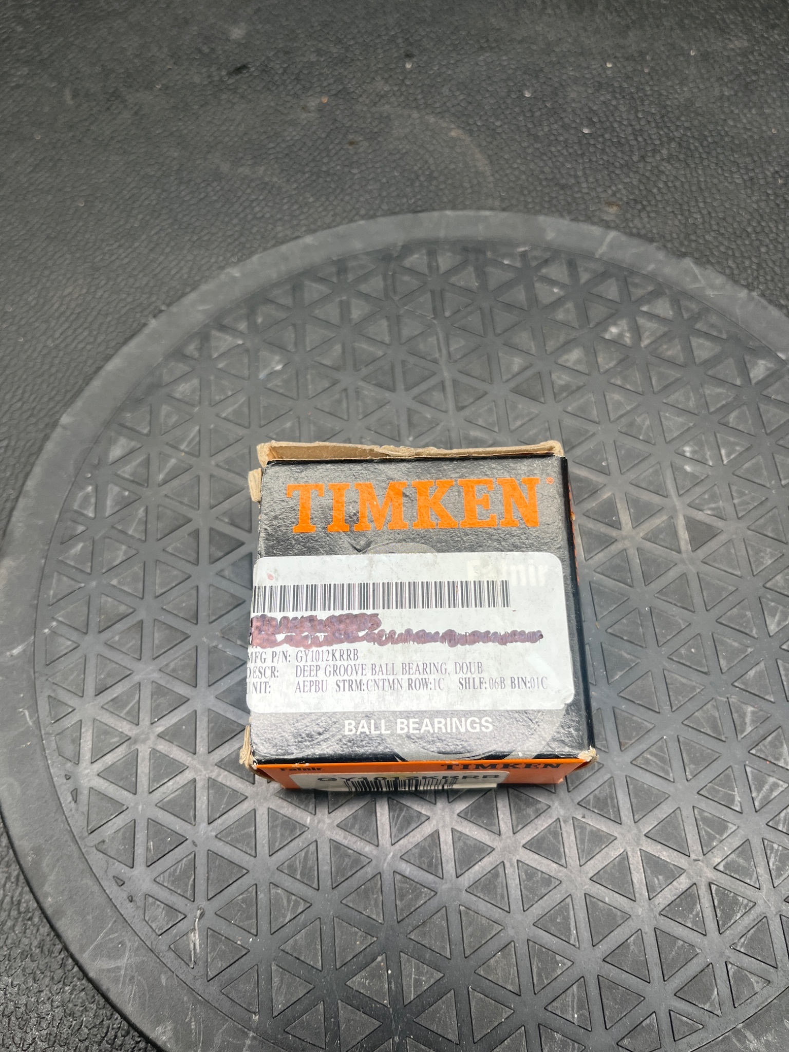 TIMKEN GY1012KRRB Deep Groove Ball Bearing NEW 0