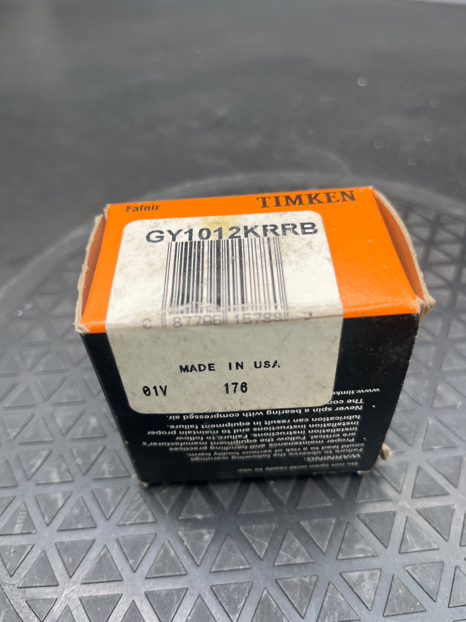 TIMKEN GY1012KRRB Deep Groove Ball Bearing NEW 5