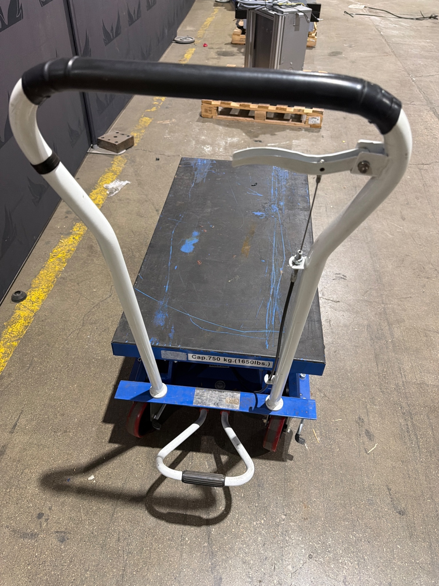 GLOBAL BS75 Hydraulic Scissor Lift Table 750 kg Capacity USED 2