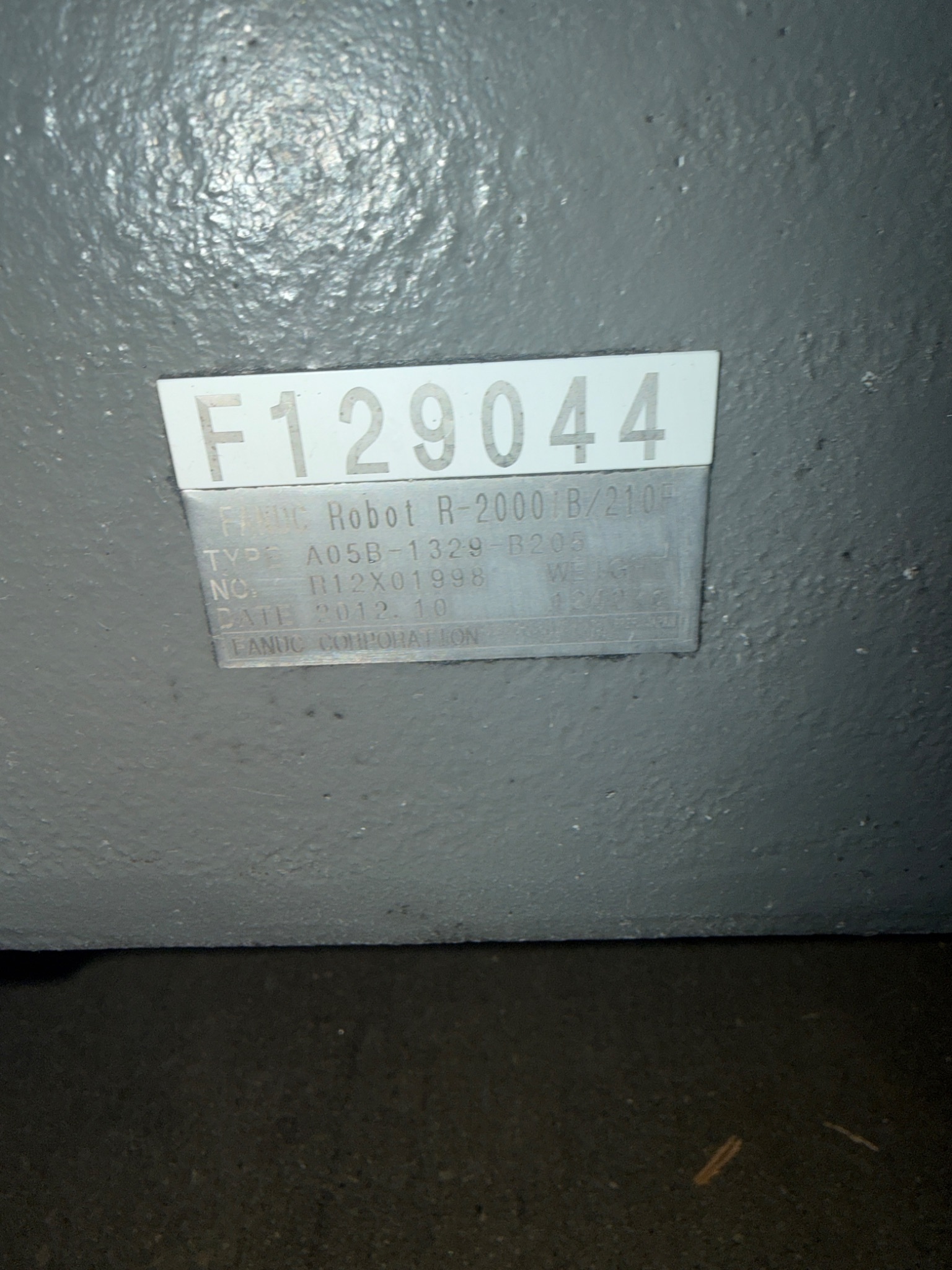 FANUC R-2000iB/210F Complete w/ R-30iB Controls USED 5
