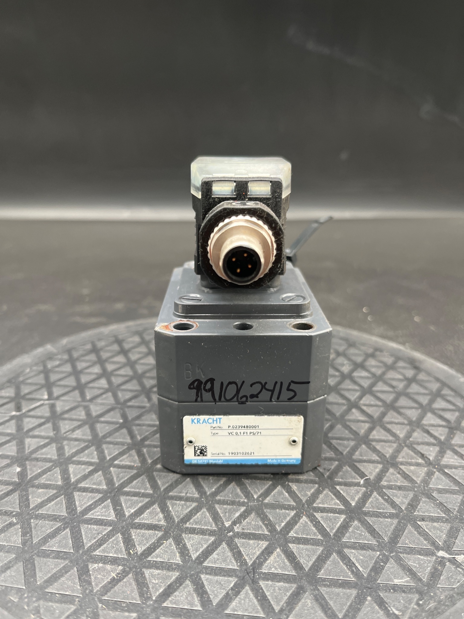 KRACHT P.0239480001 VC 0,1 F1 PS/71 Gear Flow Meter USED 0